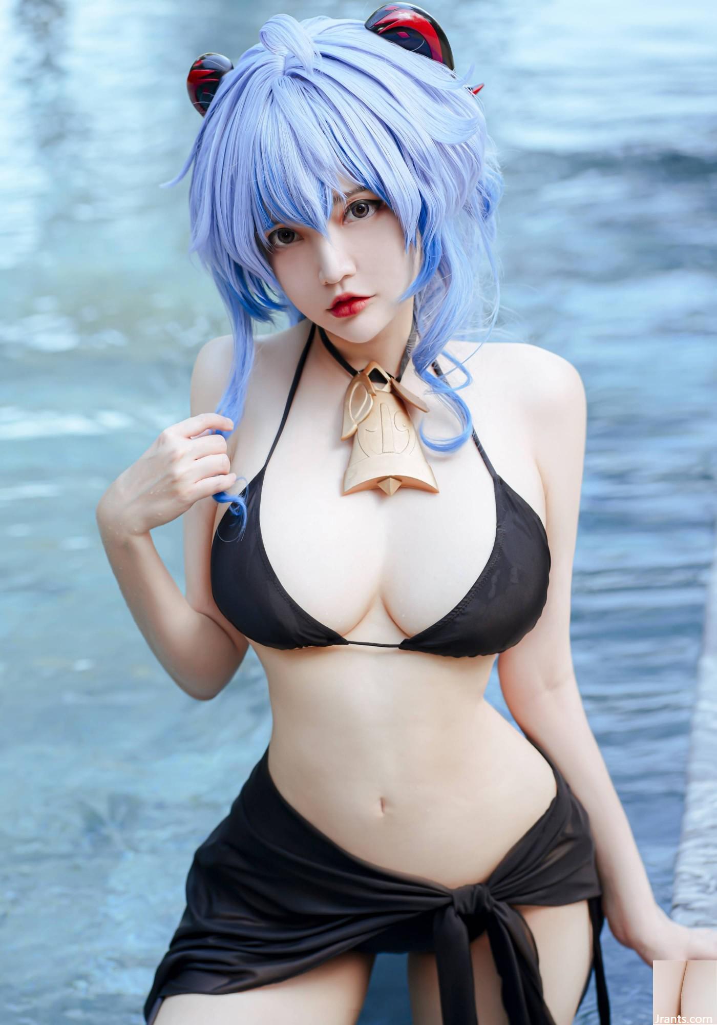 (مجموعه آنلاین) دختر رفاهی Godzilla &#8220;Ganyu Bikini&#8221; تصویر رفاه VIP (19p)