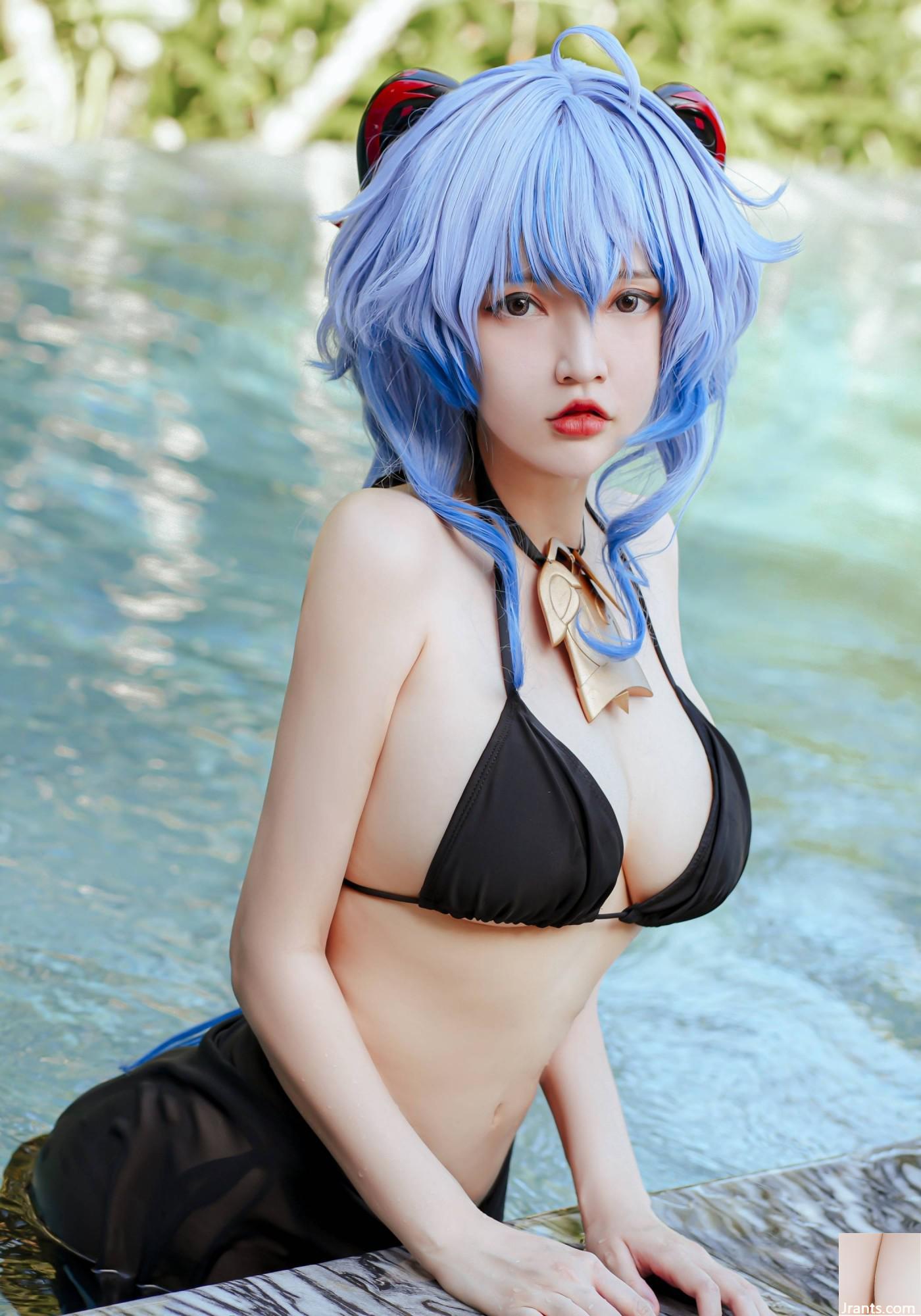 (مجموعه آنلاین) دختر رفاهی Godzilla &#8220;Ganyu Bikini&#8221; تصویر رفاه VIP (19p)