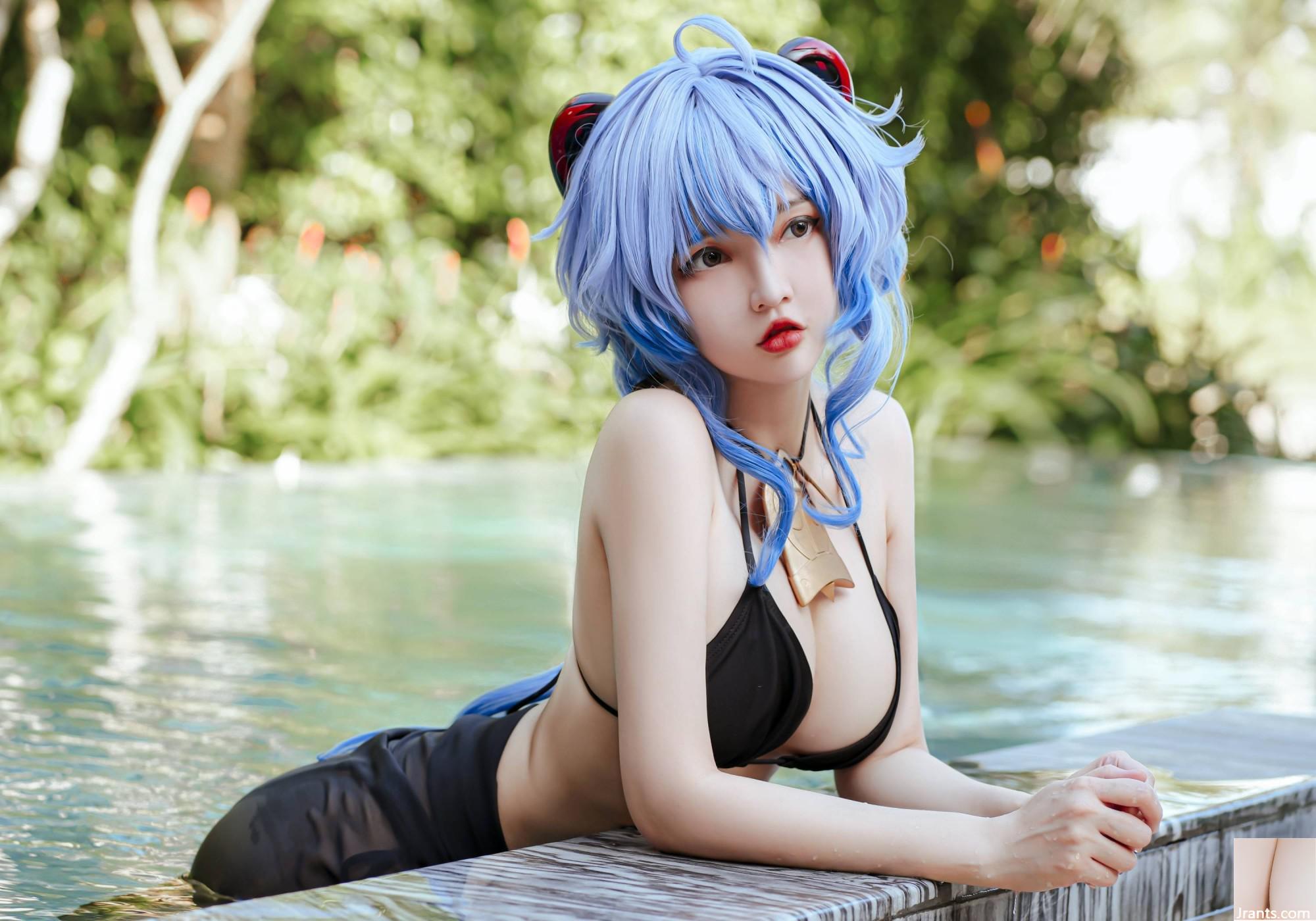(مجموعه آنلاین) دختر رفاهی Godzilla &#8220;Ganyu Bikini&#8221; تصویر رفاه VIP (19p)