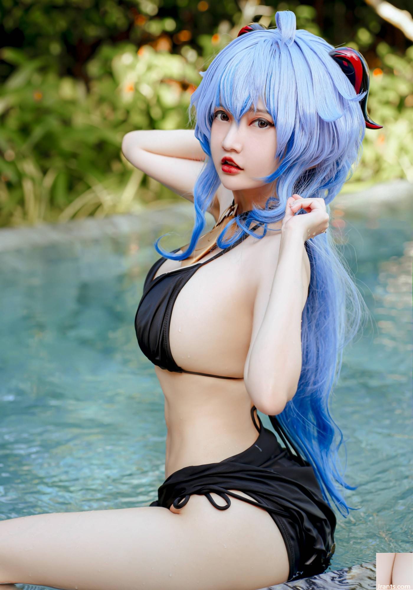 (مجموعه آنلاین) دختر رفاهی Godzilla &#8220;Ganyu Bikini&#8221; تصویر رفاه VIP (19p)