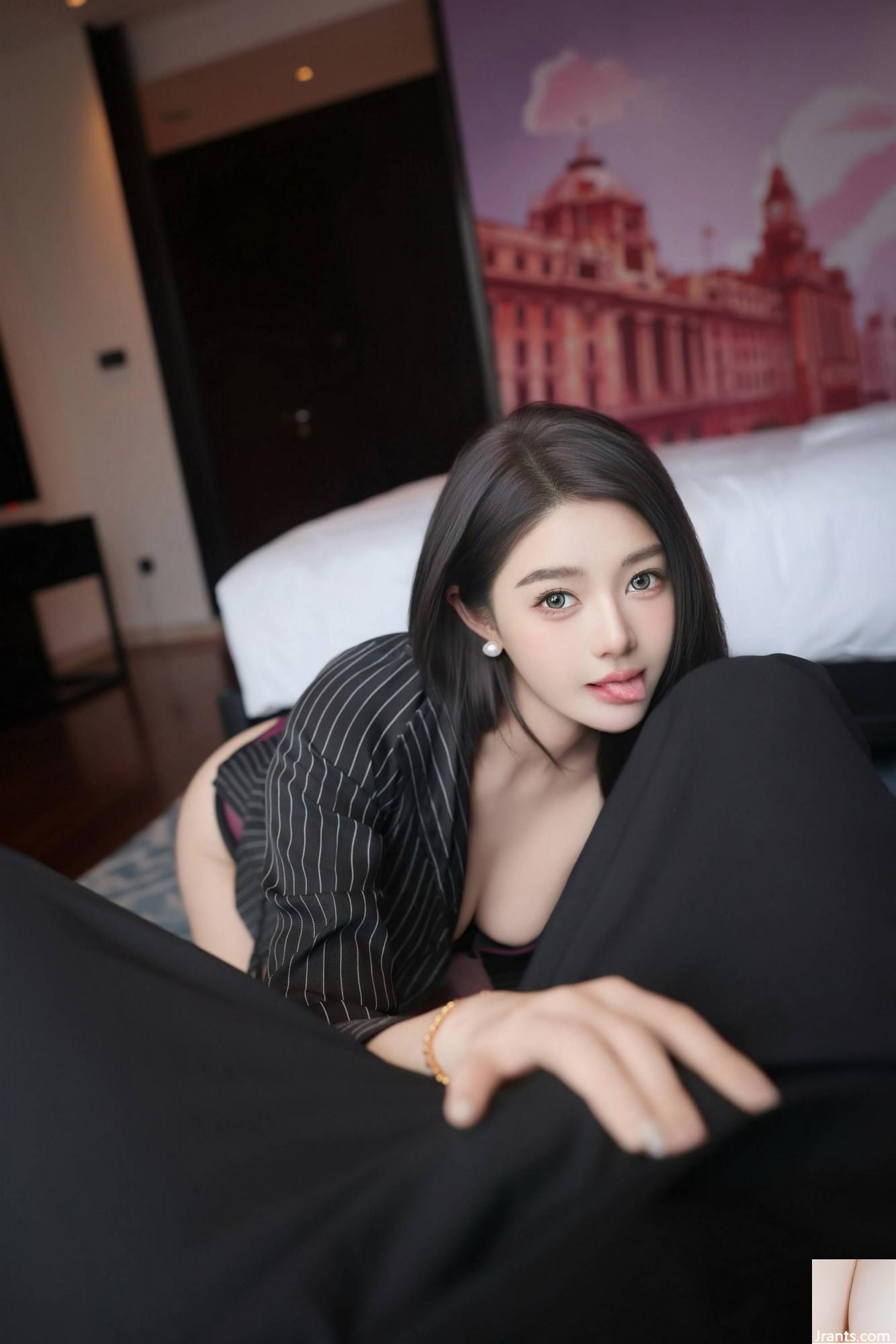 (Xiuren Extra) Model Xiuren Candy Tangtang &#8220;انتخاب شهوانی بنفش&#8221; (91p)