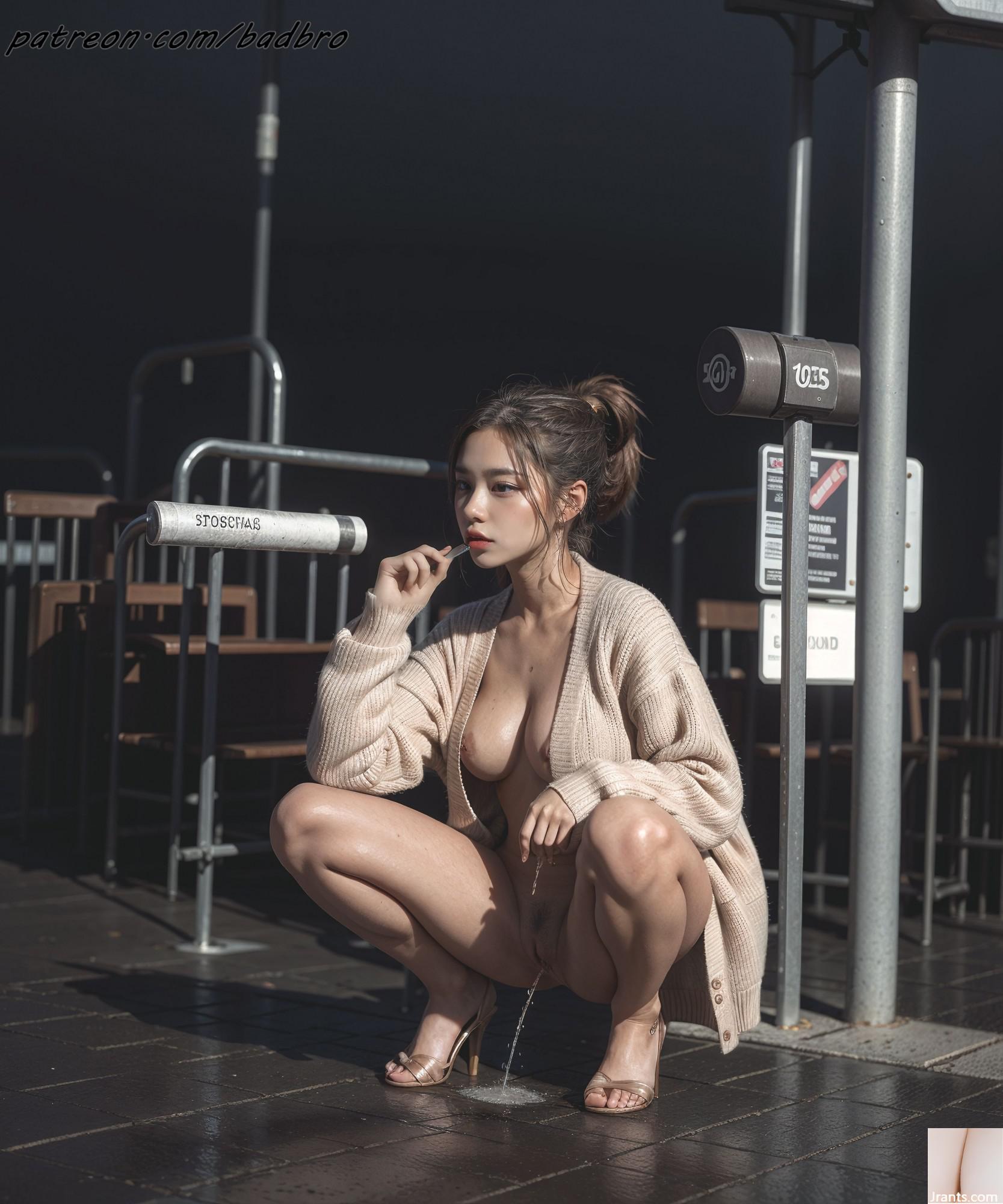 badbro_exhibitionism اتوبوس متوقف کردن