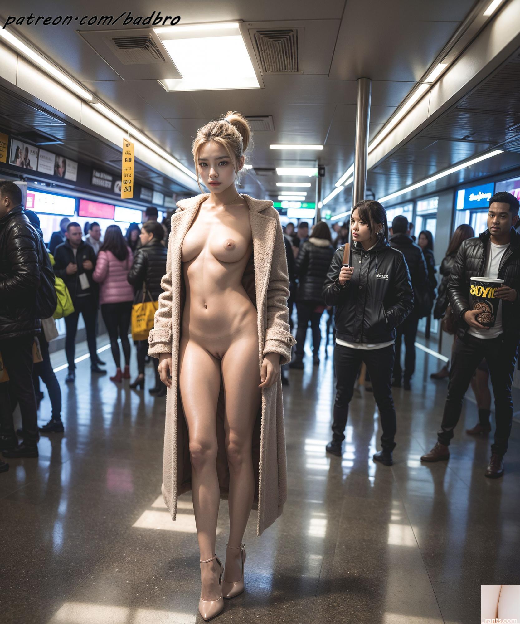 Badbro_exhibitionismus in der U -Bahn