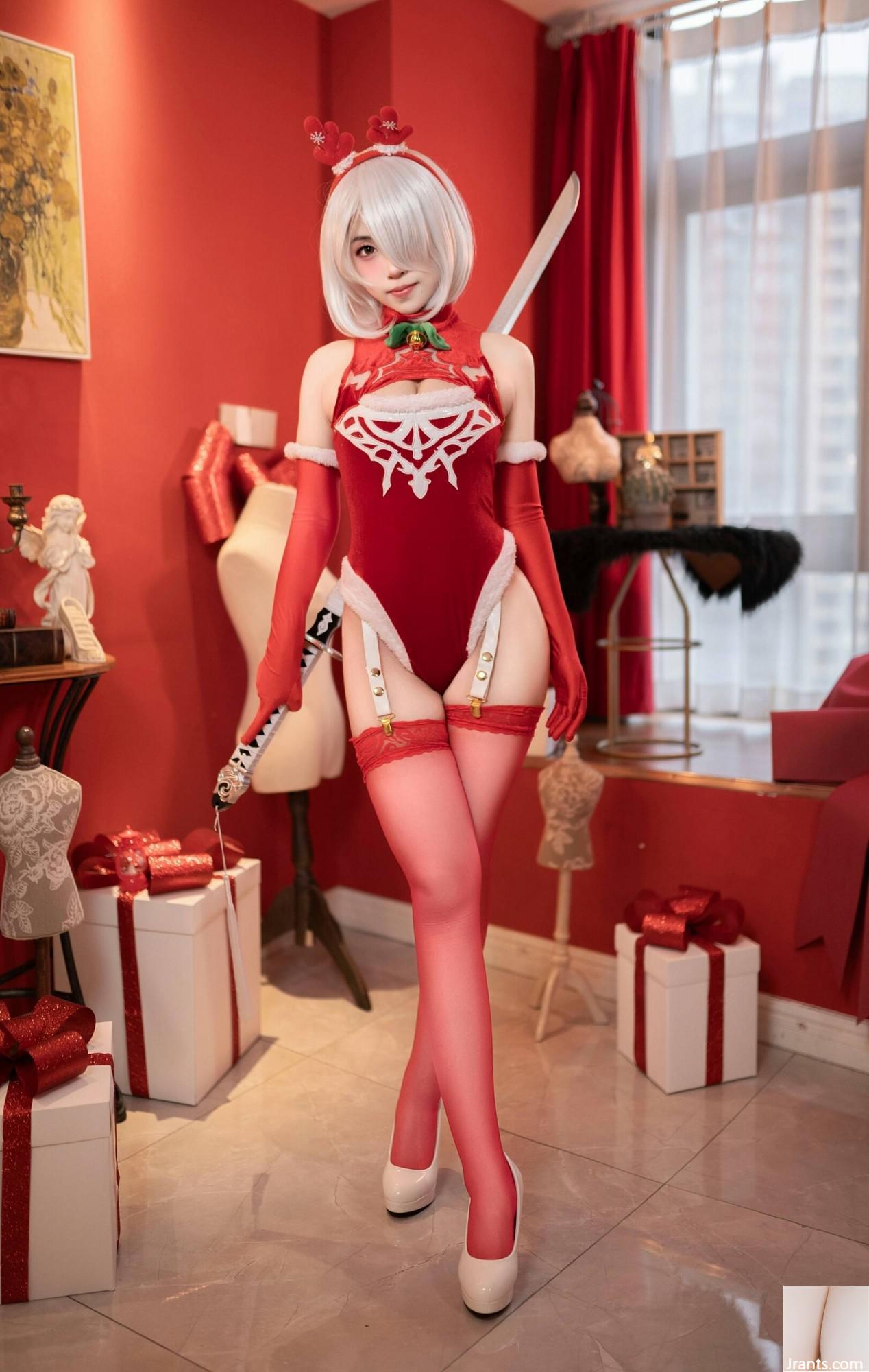 (مجموعة على الإنترنت) Girl Girl Bonnie &#8220;2B Christmas&#8221; VIP الحصري (98p)