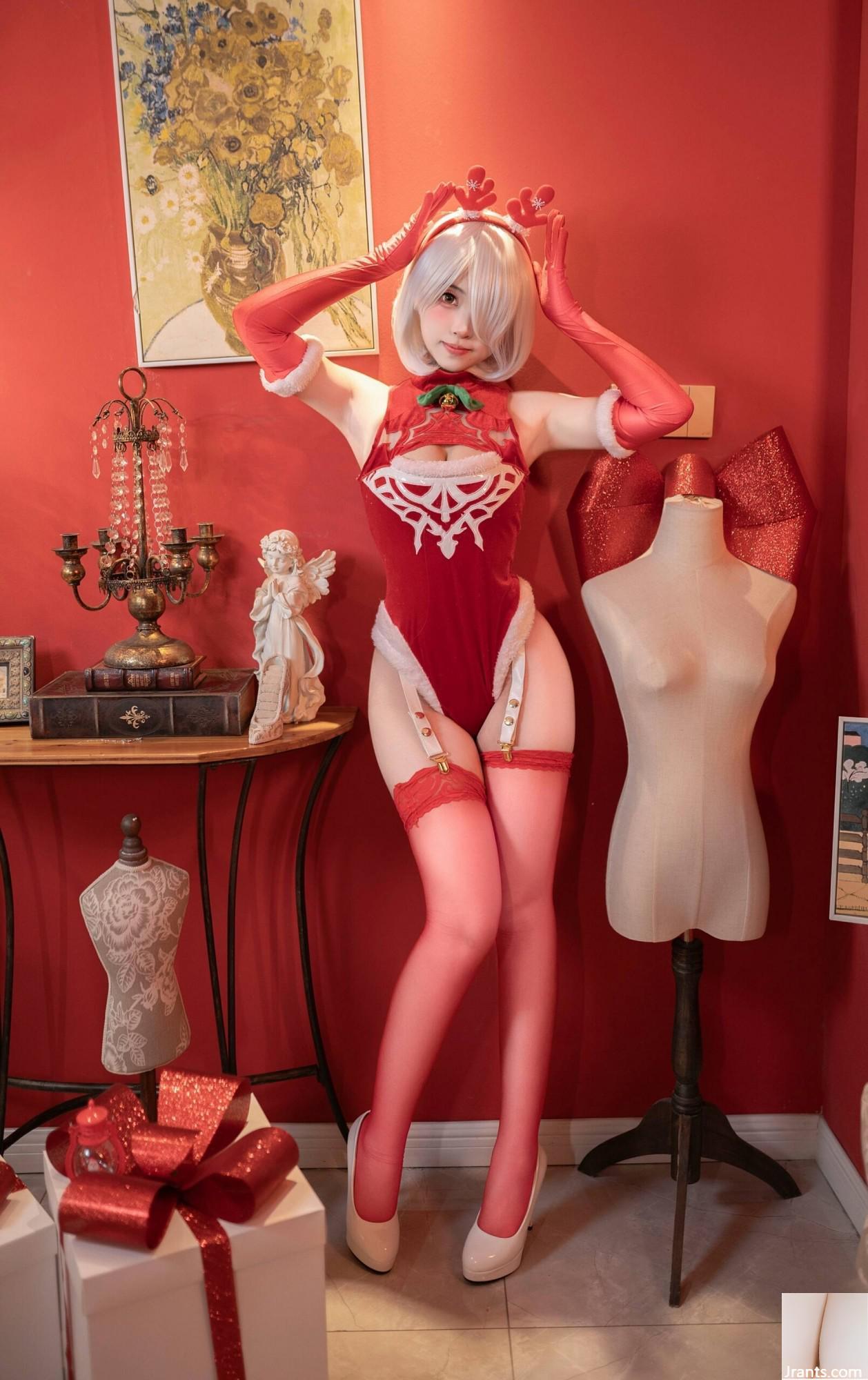 (مجموعة على الإنترنت) Girl Girl Bonnie &#8220;2B Christmas&#8221; VIP الحصري (98p)