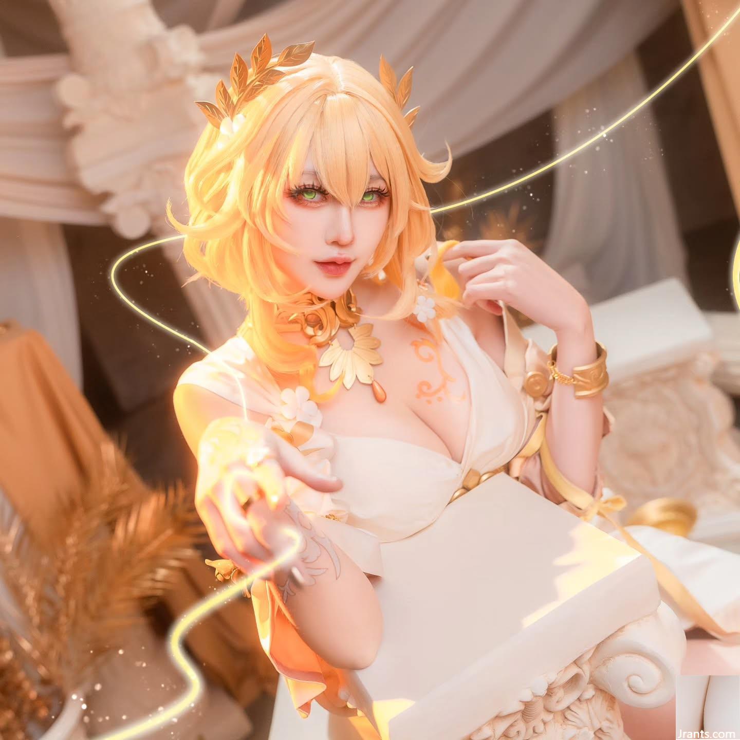 الهه Coser &#8220;Xuanzi&#8221; جذاب و شیرین و شیرین است ، او &#8220;مشاعره بزرگ&#8221; فوق العاده سکسی خود را نشان می دهد (10p)