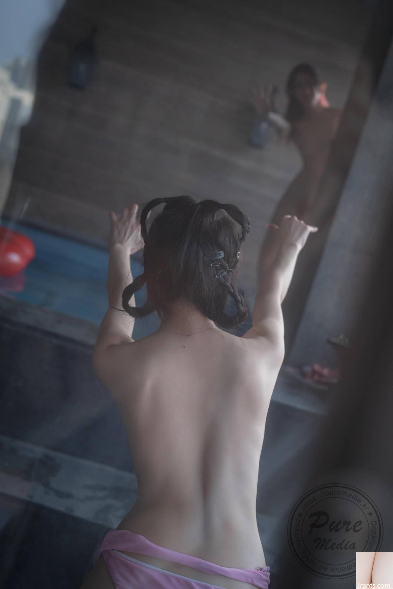 (온라인 컬렉션) 한국 모델 Yeha &#038; Hina &#8220;수영장에서의 봄 풍경 1&#8243;VIP 복지 그림 (80p)