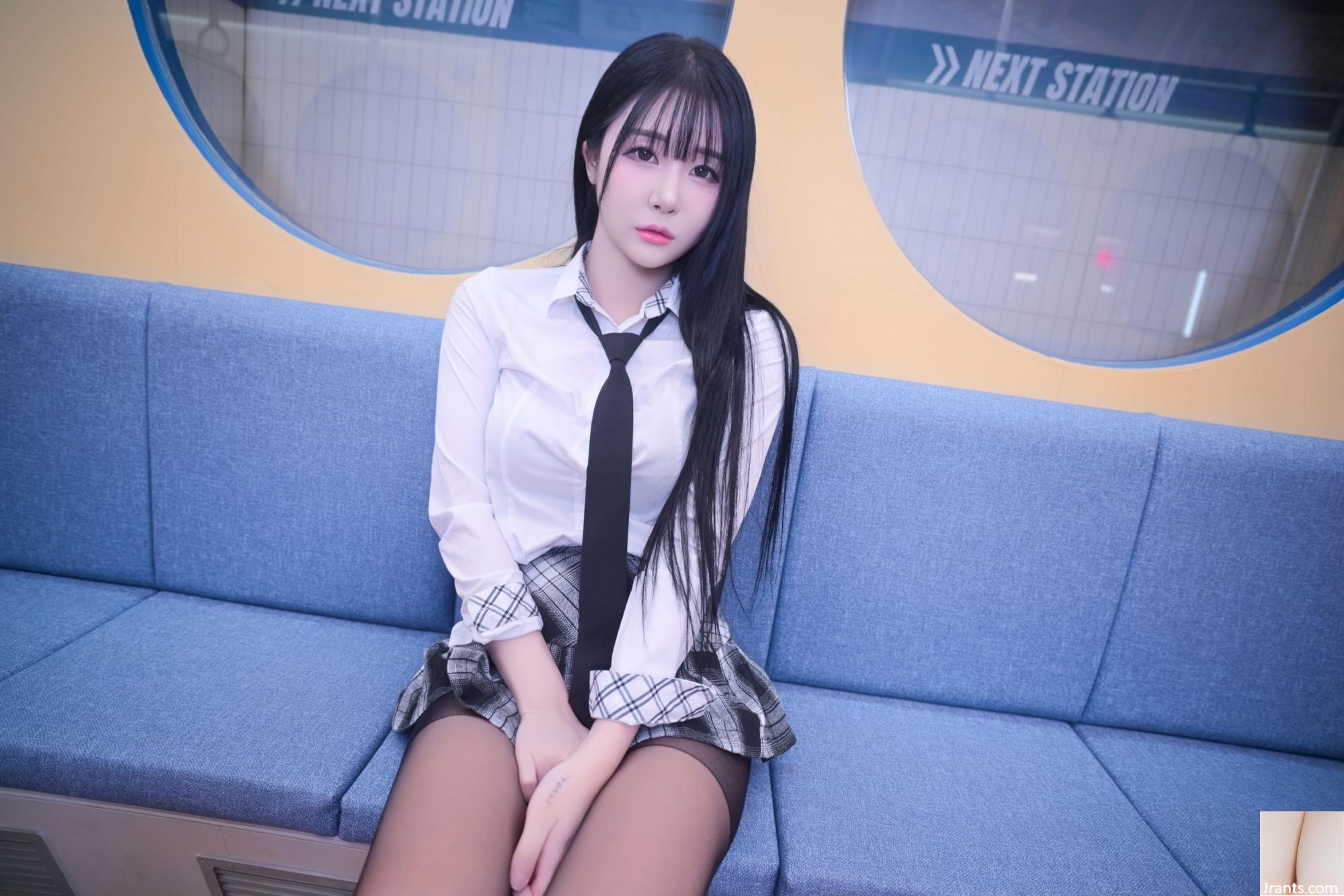 (مجموعة عبر الإنترنت) النموذج الكوري BOMI &#8220;طالبة في المترو&#8221; صورة الرفاهية (103p)