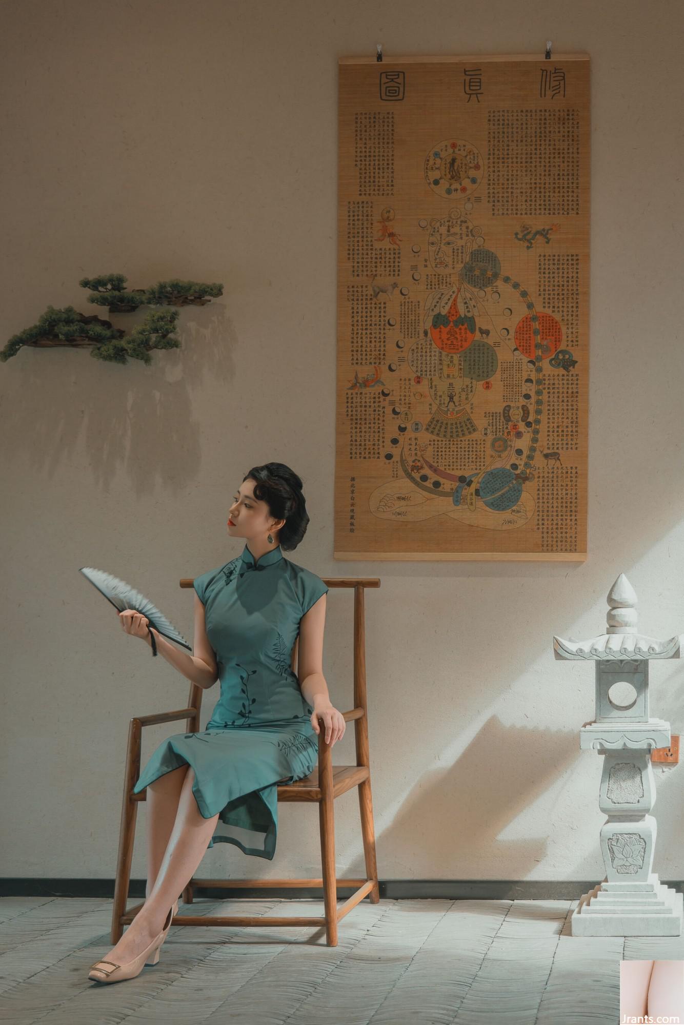 (Foto de conjunto de modelos chineses) Nnian&#8221;Flores no mar&#8221; (80p)