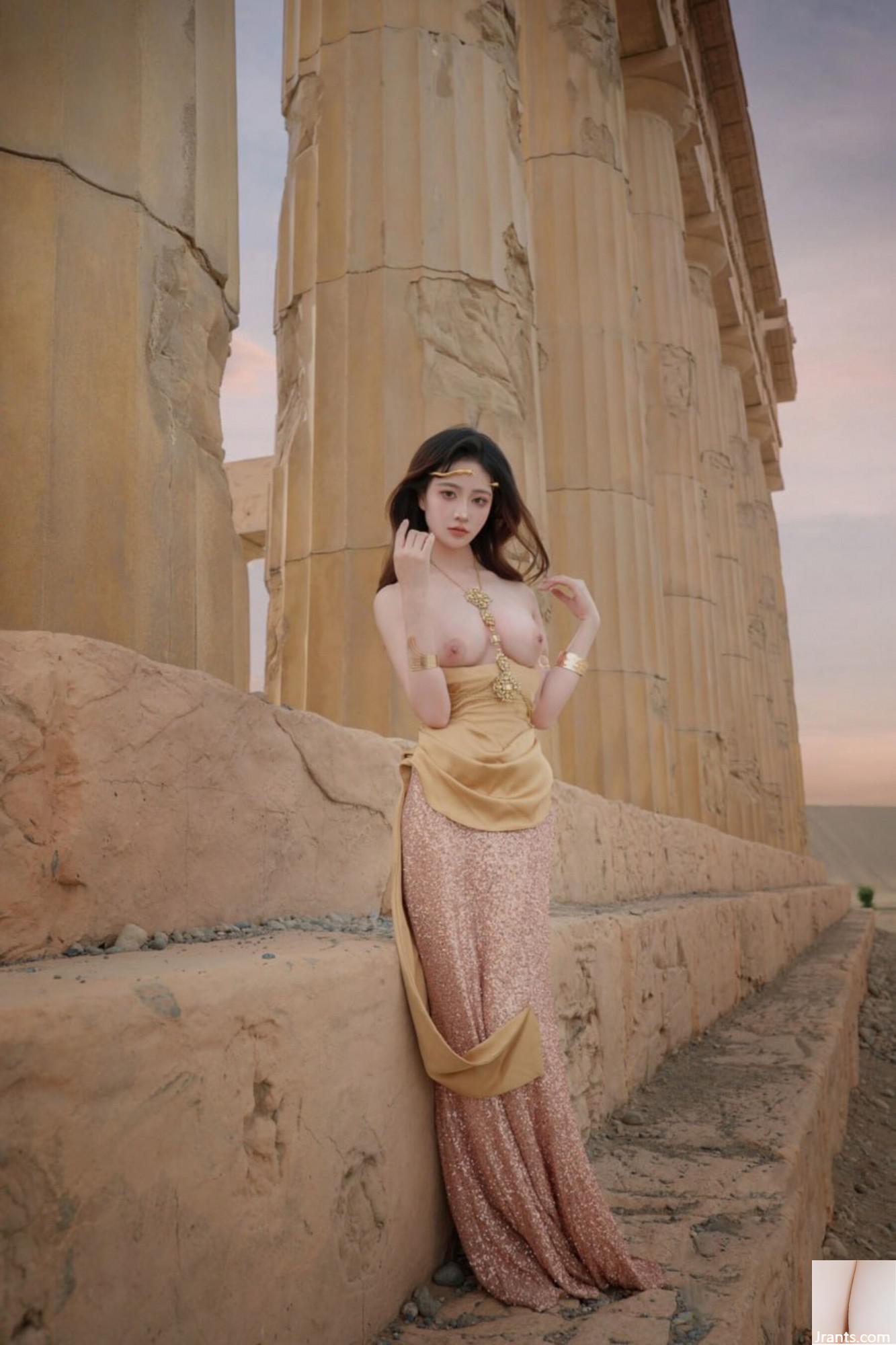 (Foto de conjunto de modelos chineses) Nnian&#8221;Ruínas sagradas&#8221; (60p)