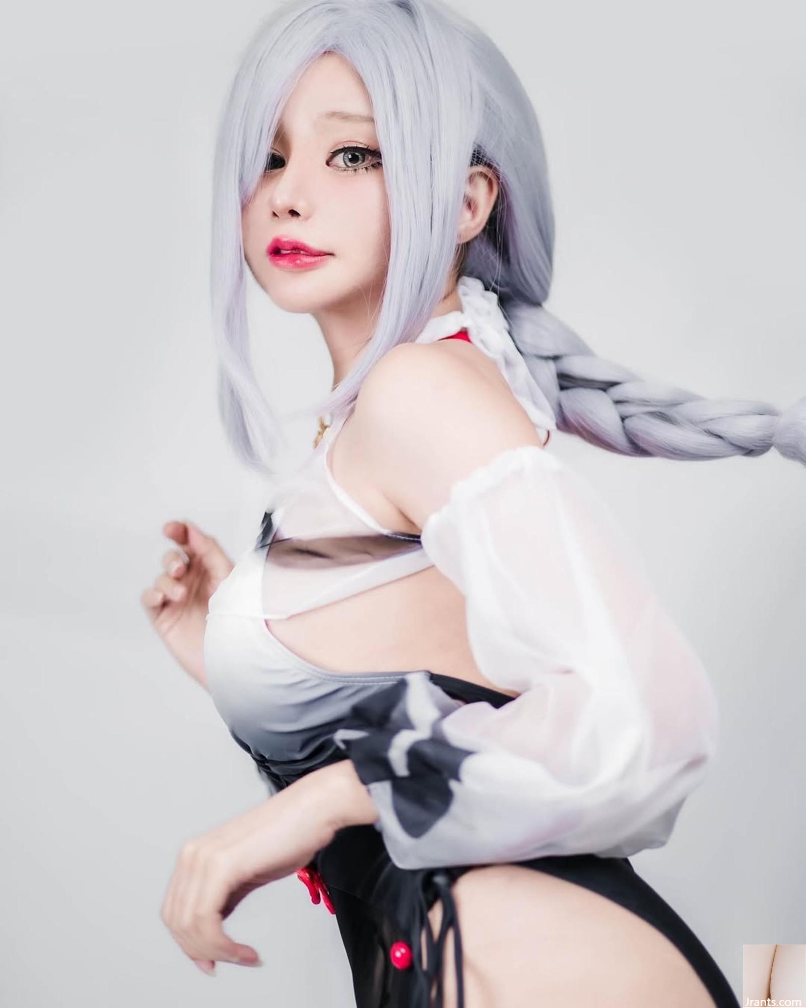 (مجموعة عبر الإنترنت) Girlmare Girl Meenfox &#8220;The Girl in the Crane Mirror&#8221; صورة الرفاه VIP (39p)