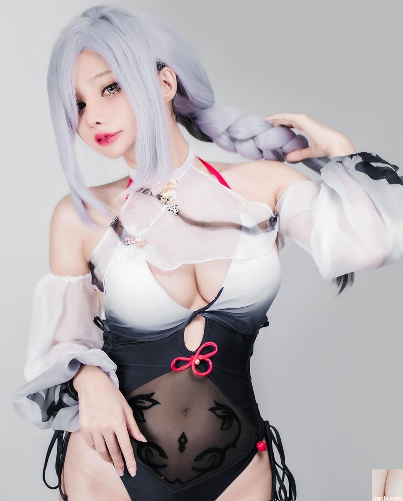 (مجموعة عبر الإنترنت) Girlmare Girl Meenfox &#8220;The Girl in the Crane Mirror&#8221; صورة الرفاه VIP (39p)