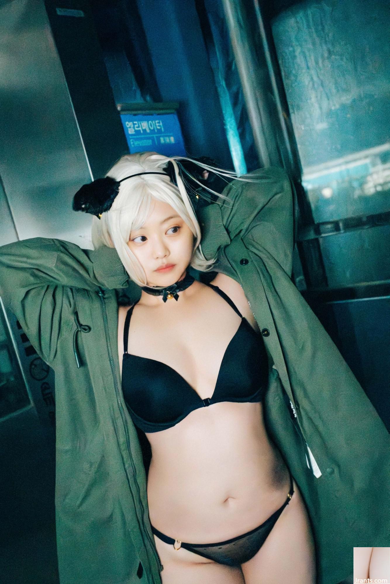 (مجموعة عبر الإنترنت) Girlmare Girl Haivia eunwoo &#8220;الليلة الماضية&#8221; صورة الرفاه VIP (82p)