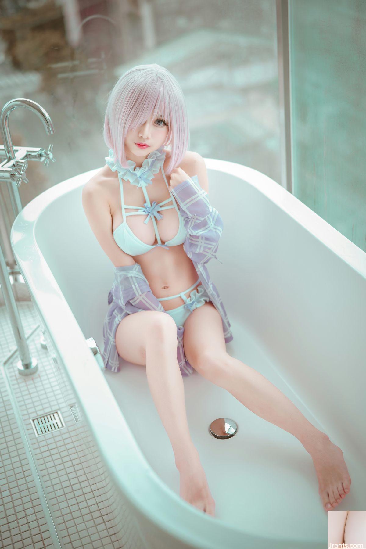 (مجموعة عبر الإنترنت) Girl Girl Rinka &#8220;Mash Swimsuit&#8221; (14p)