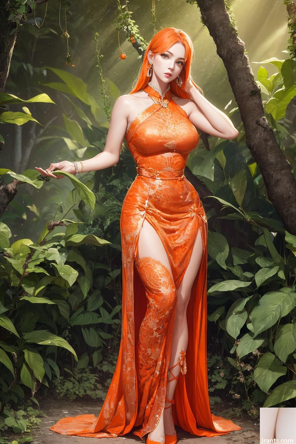 Orange Dame
