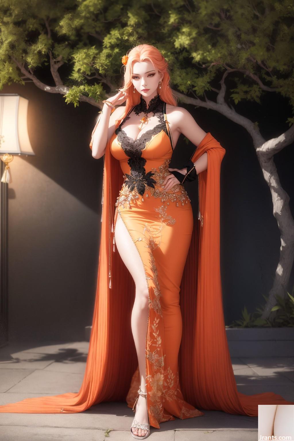 Orange Dame