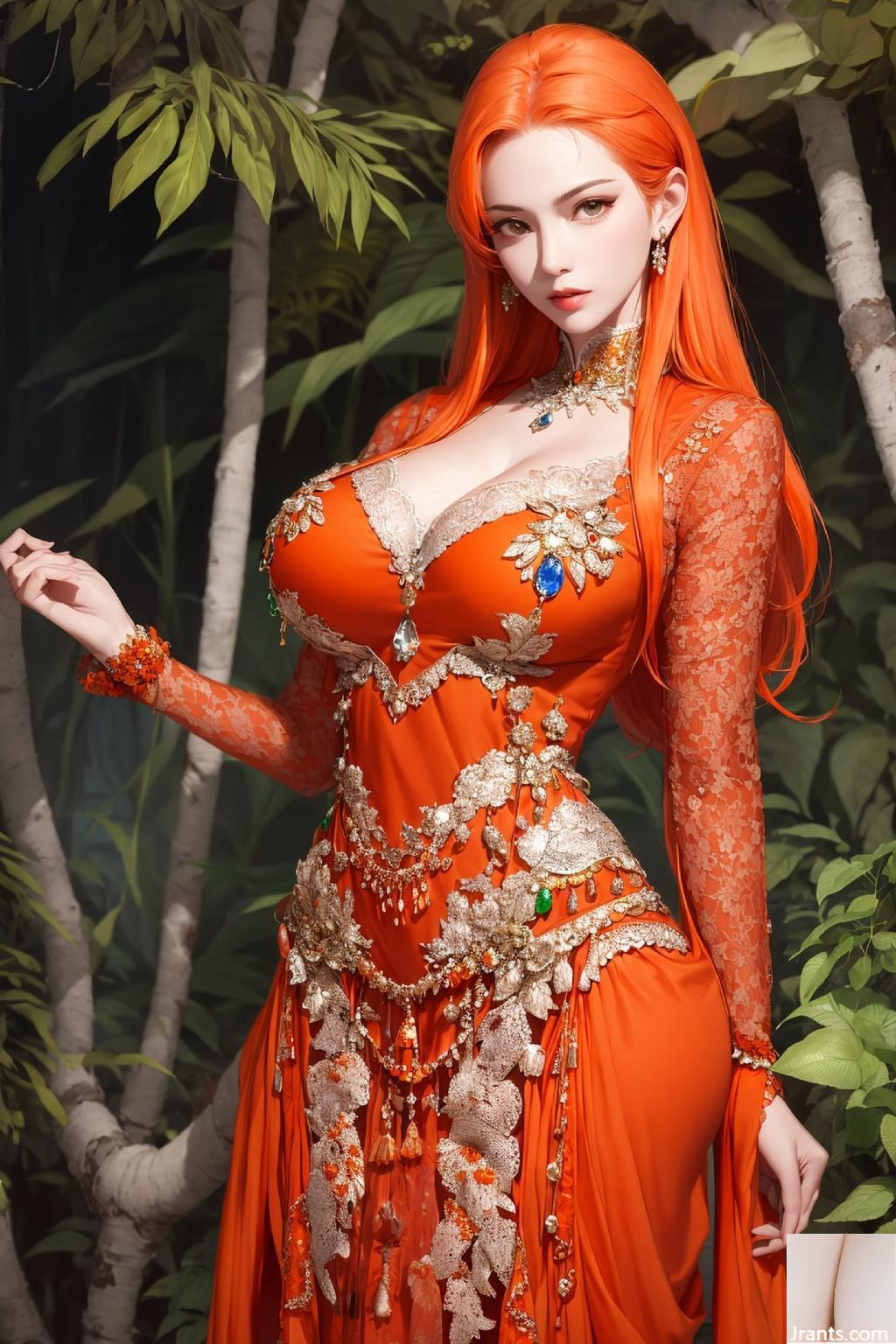 Orange Dame