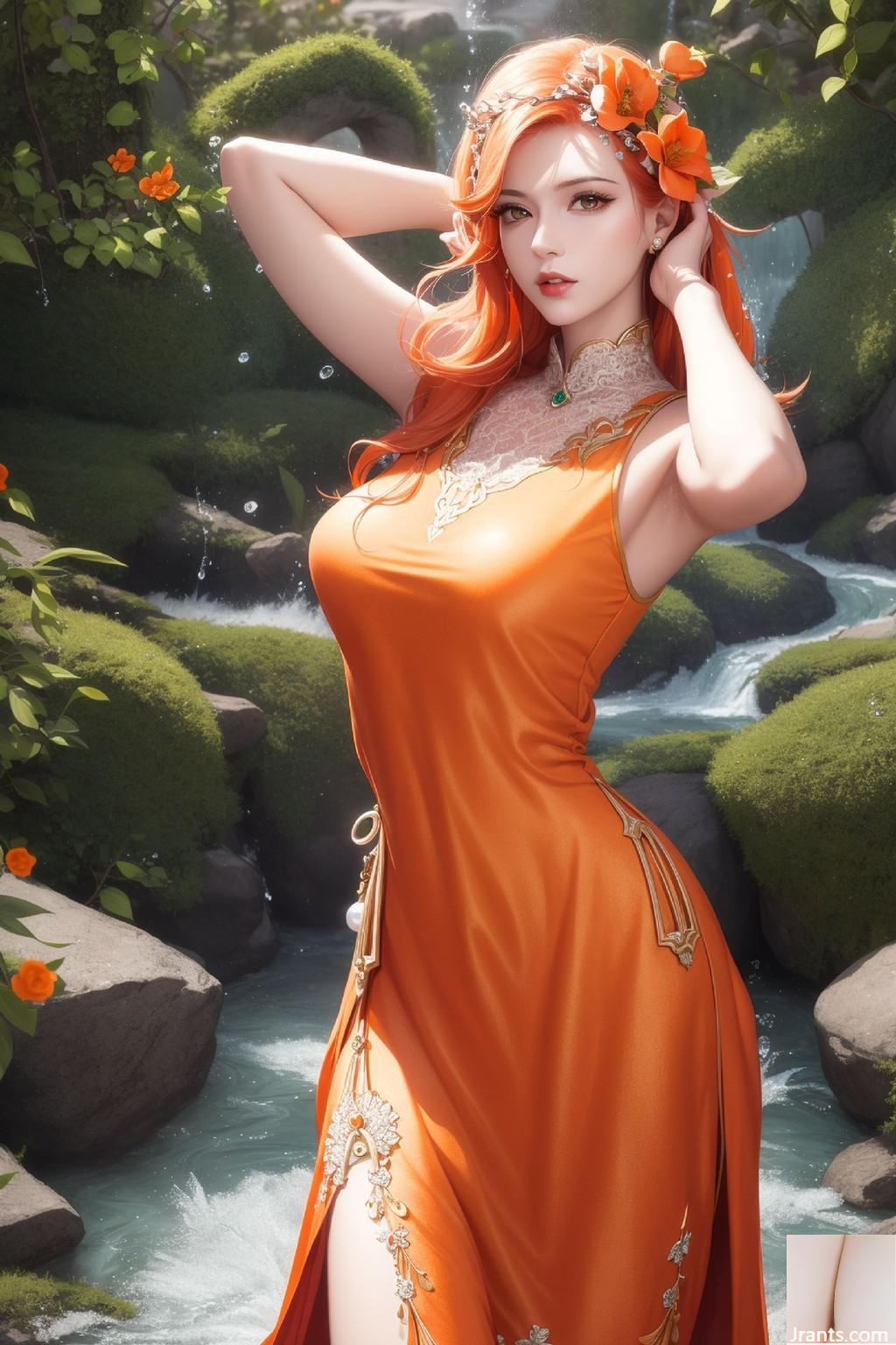 Orange Dame