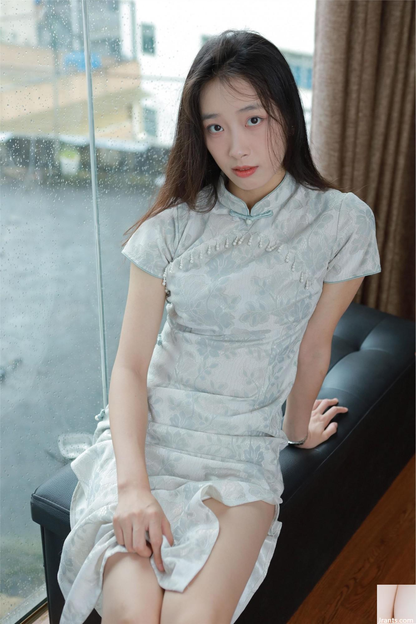 ((IESS) الحرير تستمتع بالمنزل؟ (ملتوية؟ Cheongsam ذات الأرجل الطويلة &#8220;(88p)