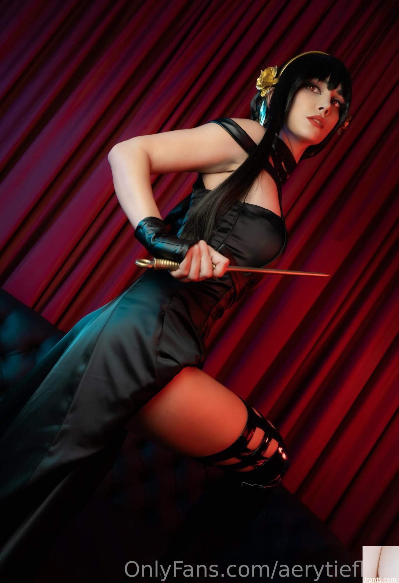 (Onlyfans) 복지 소녀 Aery Tiefling &#8220;Yor Forger&#8221;VIP 복지 그림 (75p)
