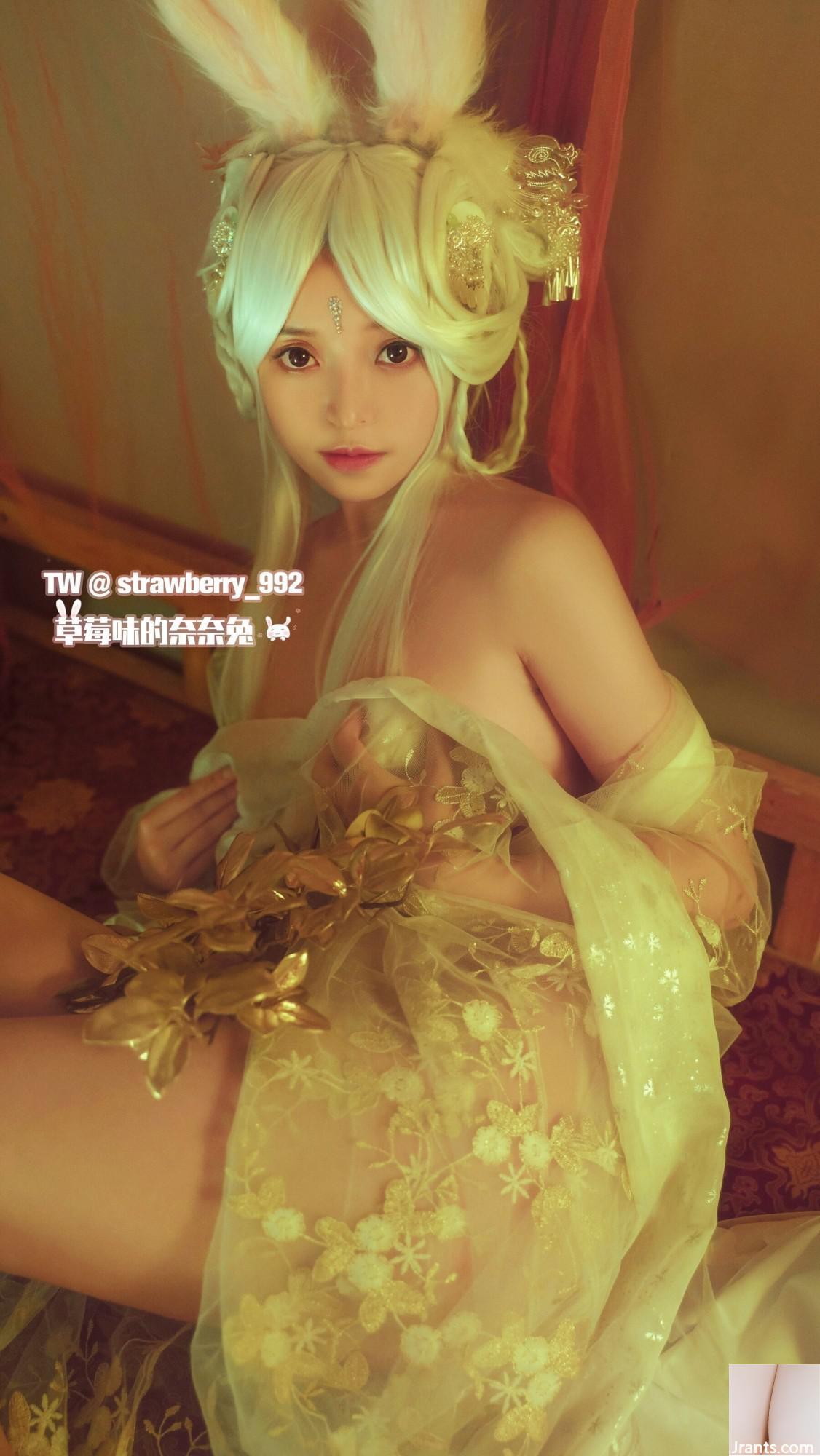 Nana Rabbit com sabor de morango &#8220;Jade Rabbit Essence · CQ Rabbit&#8221; (31p)