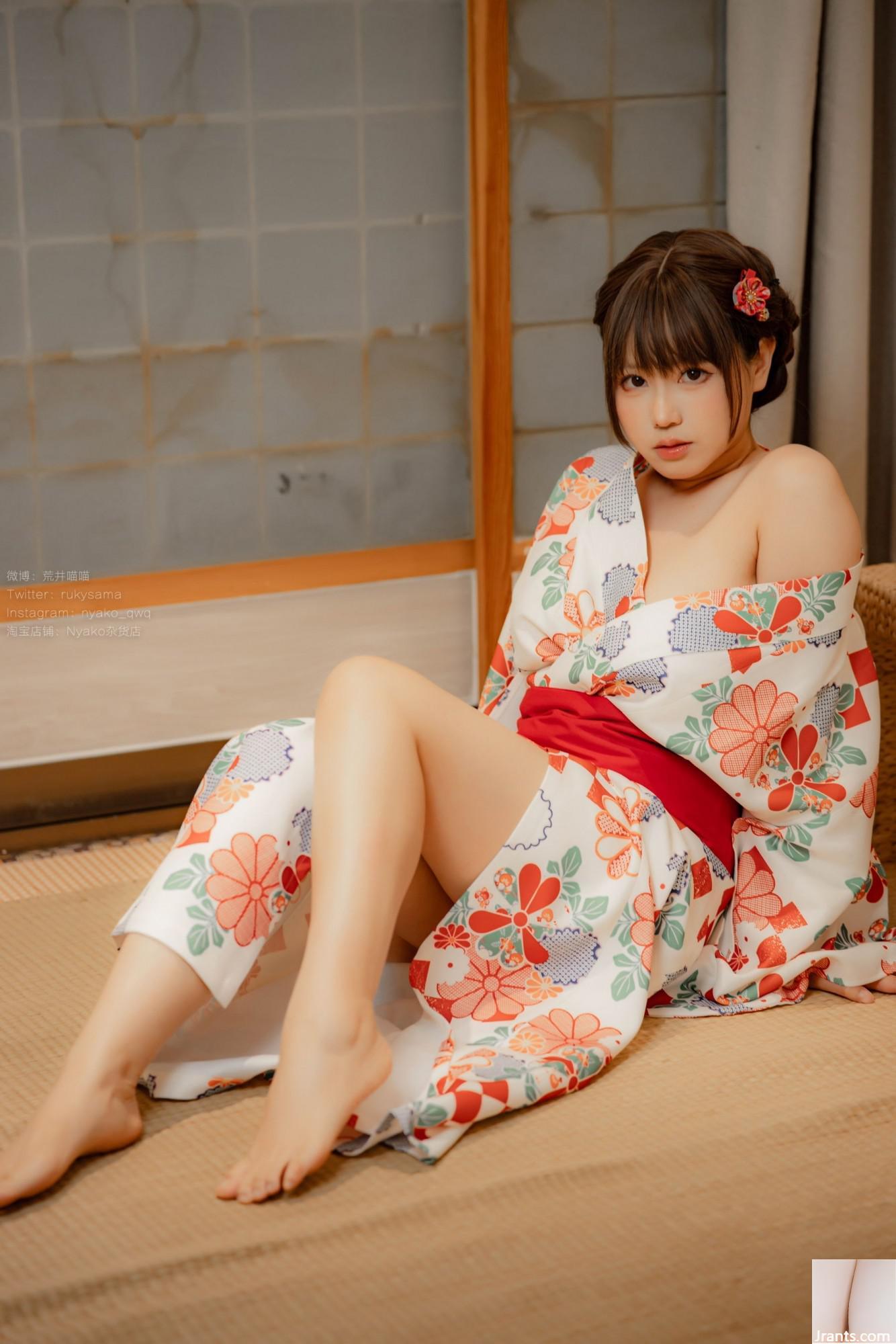 ချစ်စရာမိန်းကလေး Nyako Meow &#8211; Hefeng Lanman Yukata (86p)