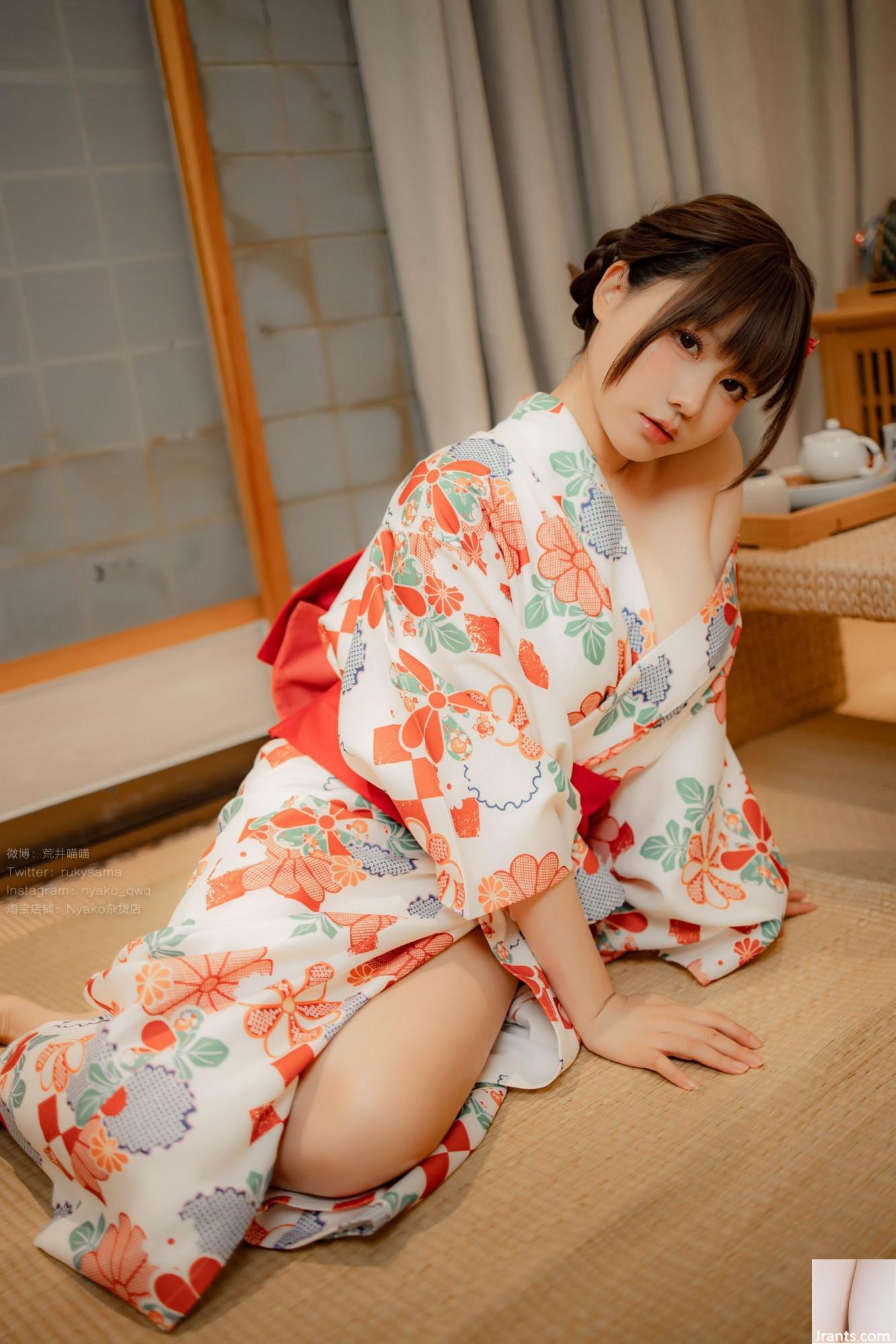 ချစ်စရာမိန်းကလေး Nyako Meow &#8211; Hefeng Lanman Yukata (86p)