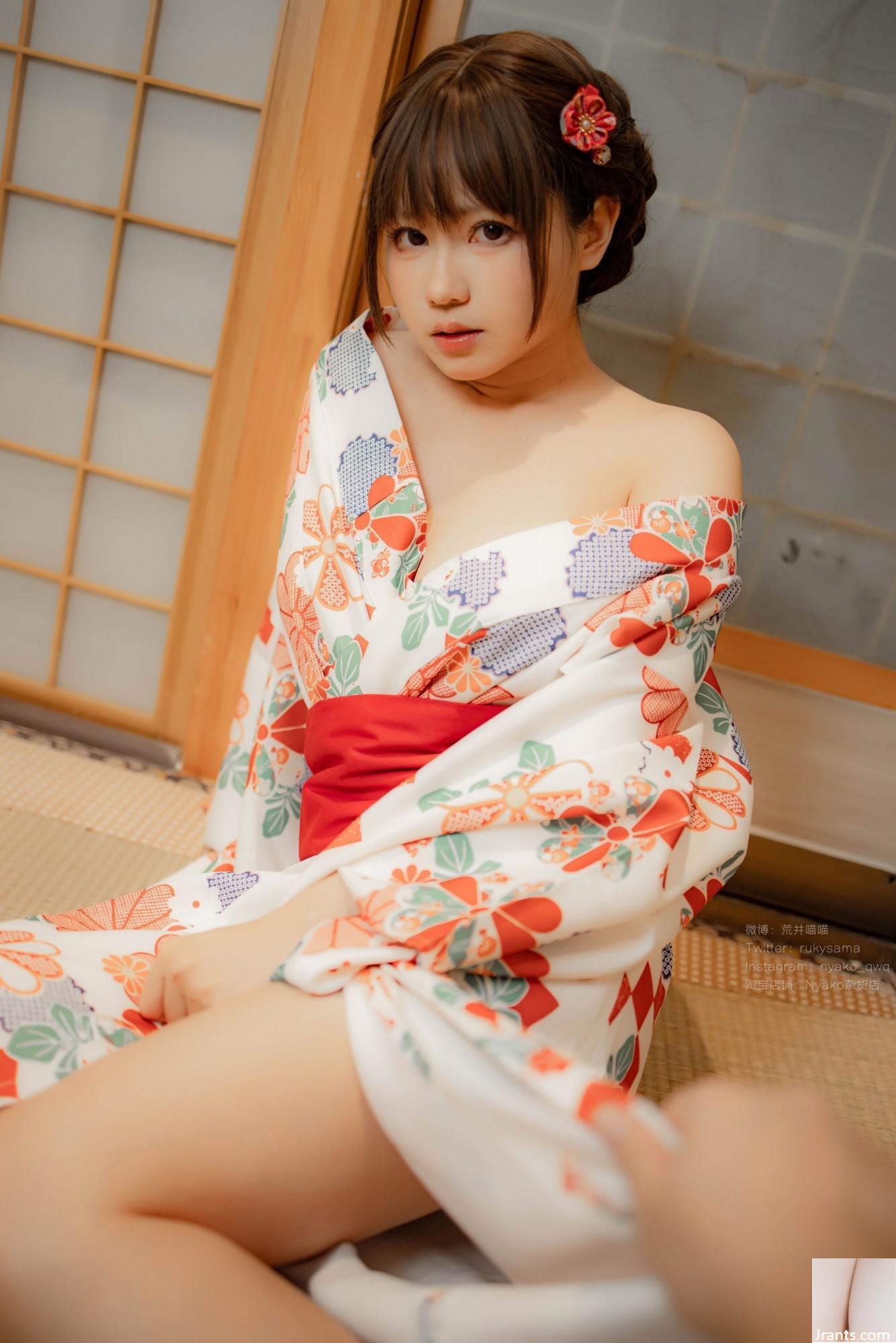 ချစ်စရာမိန်းကလေး Nyako Meow &#8211; Hefeng Lanman Yukata (86p)