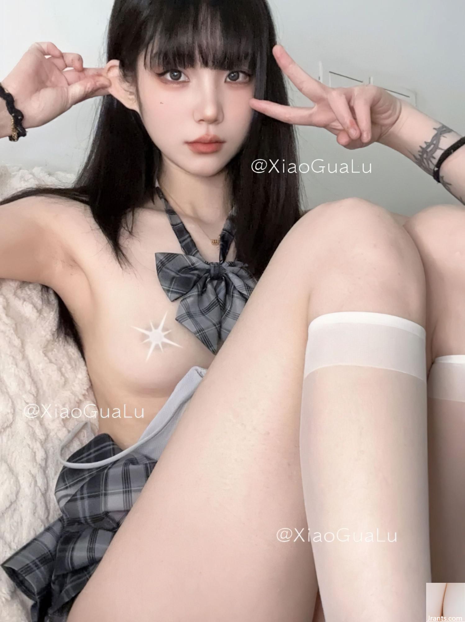 (Collezione online)  Welfare Girl L&#39;immagine di welfare VIP &#8220;Show Face Private Shooting&#8221; di Xiao Gua Lu (116p)