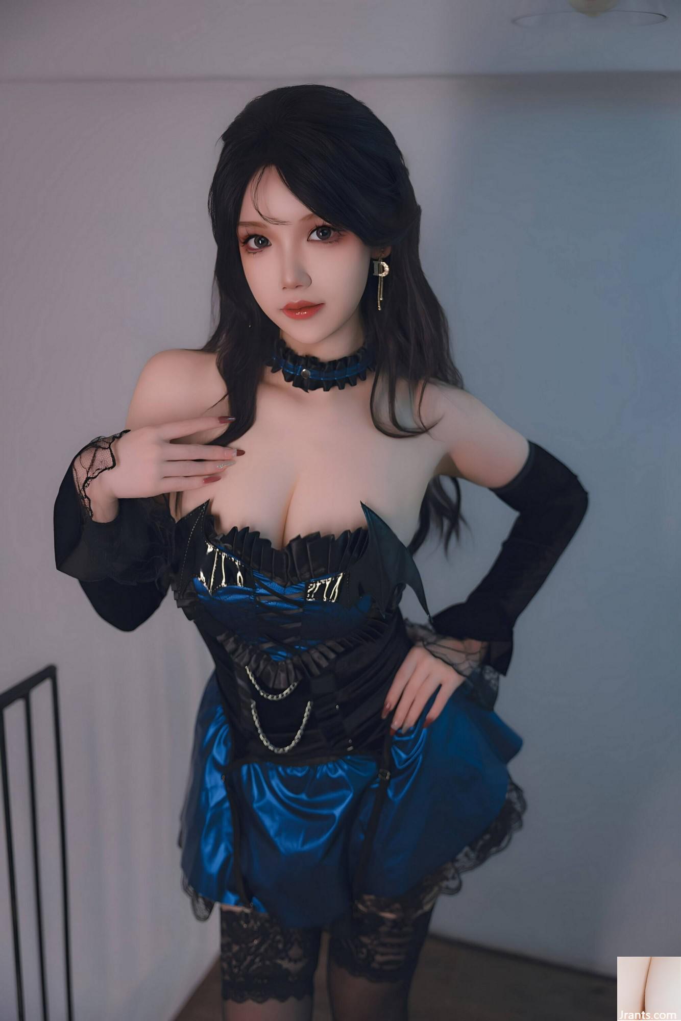 (Collezione online)  Welfare Girl Xue Qing Astra &#8220;Scala blu in pizzo&#8221; VIP ESCLUSIVE (57p)