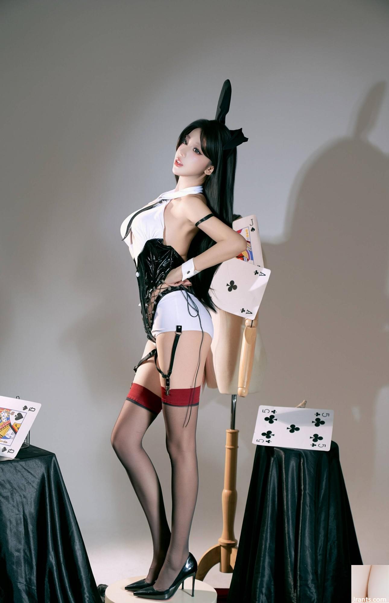 (Coleção on -line) Garota do bem -estar expirada Rice Noodle Meow &#8220;Cartão Bunny Girl&#8221; Exclusivo VIP (55p)