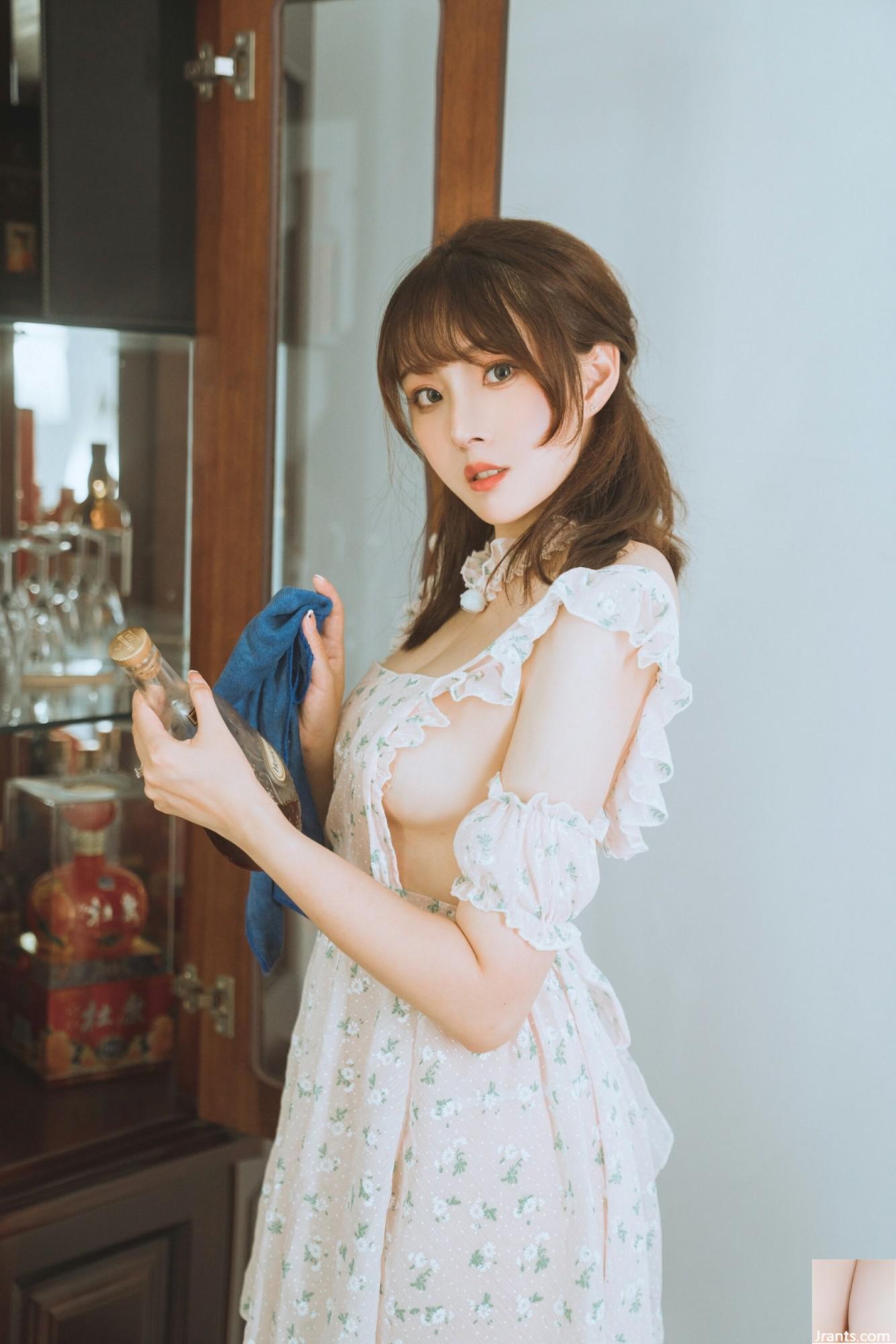 (온라인 컬렉션) 복지 소녀 Xia Xiazi의 &#8220;Floral Apron&#8221;VIP 독점 (57p)