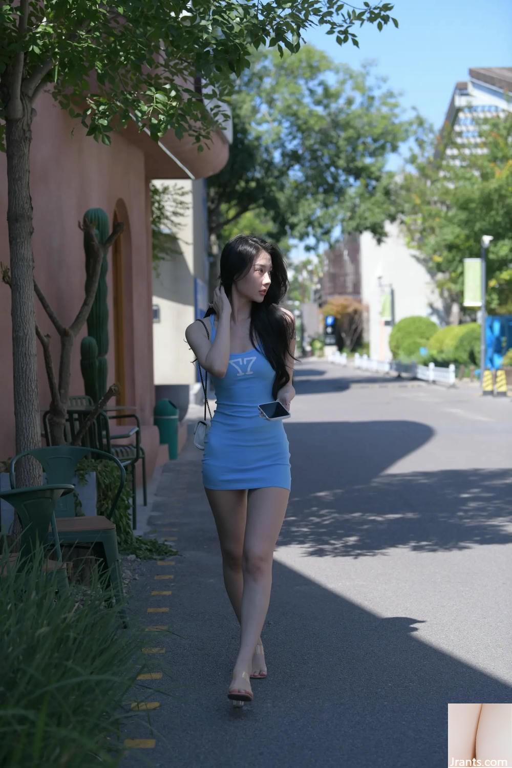 (Coleção on -line) Coração azul &#8211; Foto de rua Beauty (127p)