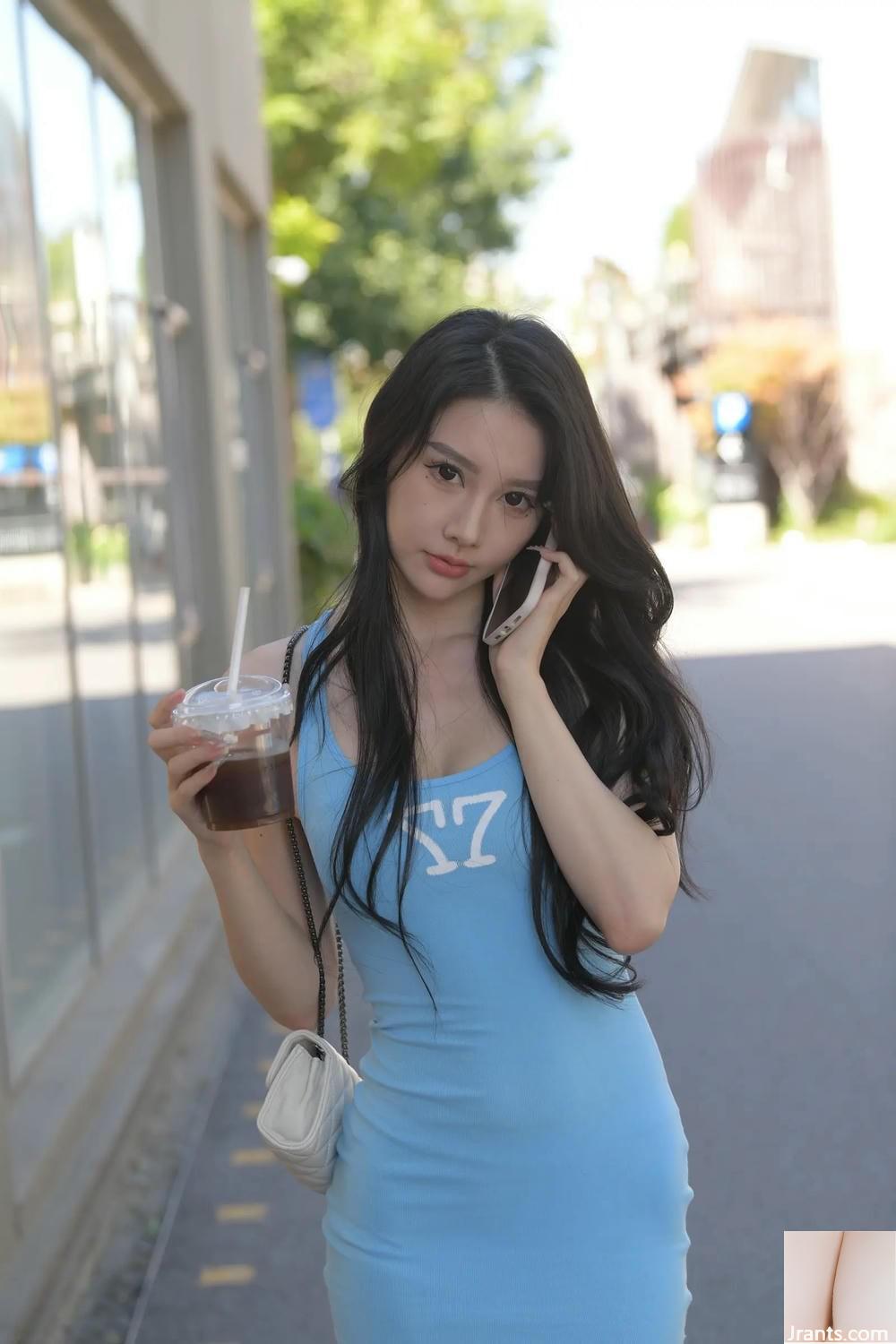 (Coleção on -line) Coração azul &#8211; Foto de rua Beauty (127p)