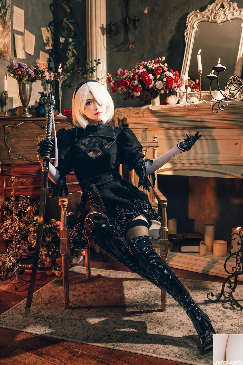 (مجموعه آنلاین) Lu Baby (Baby-Lulu) Cosplay 2B-Nierautomata-قسمت 2 (31p)