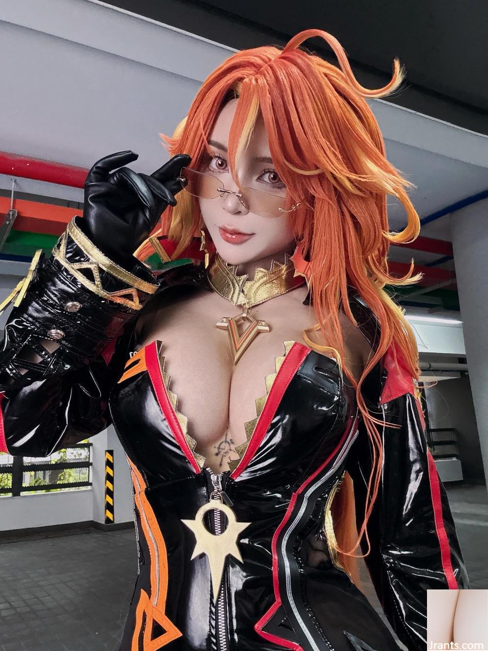 (Collection Internet) Umeko J cosplay Mavuika &#8211; Impact de Genshin (84p)