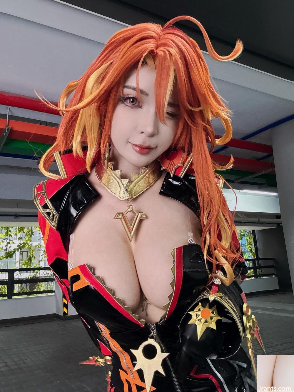 (Collection Internet) Umeko J cosplay Mavuika &#8211; Impact de Genshin (84p)
