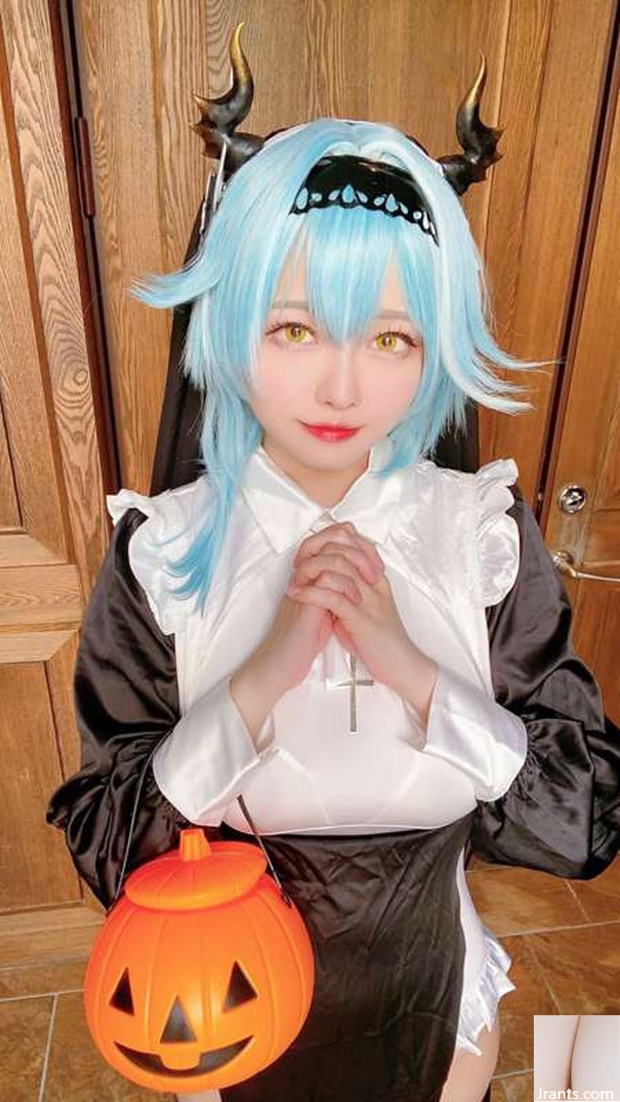 (مجموعة عبر الإنترنت) Arty Huang (Arty) cosplay أخت Eula &#8211; Genshin Impact (82p)