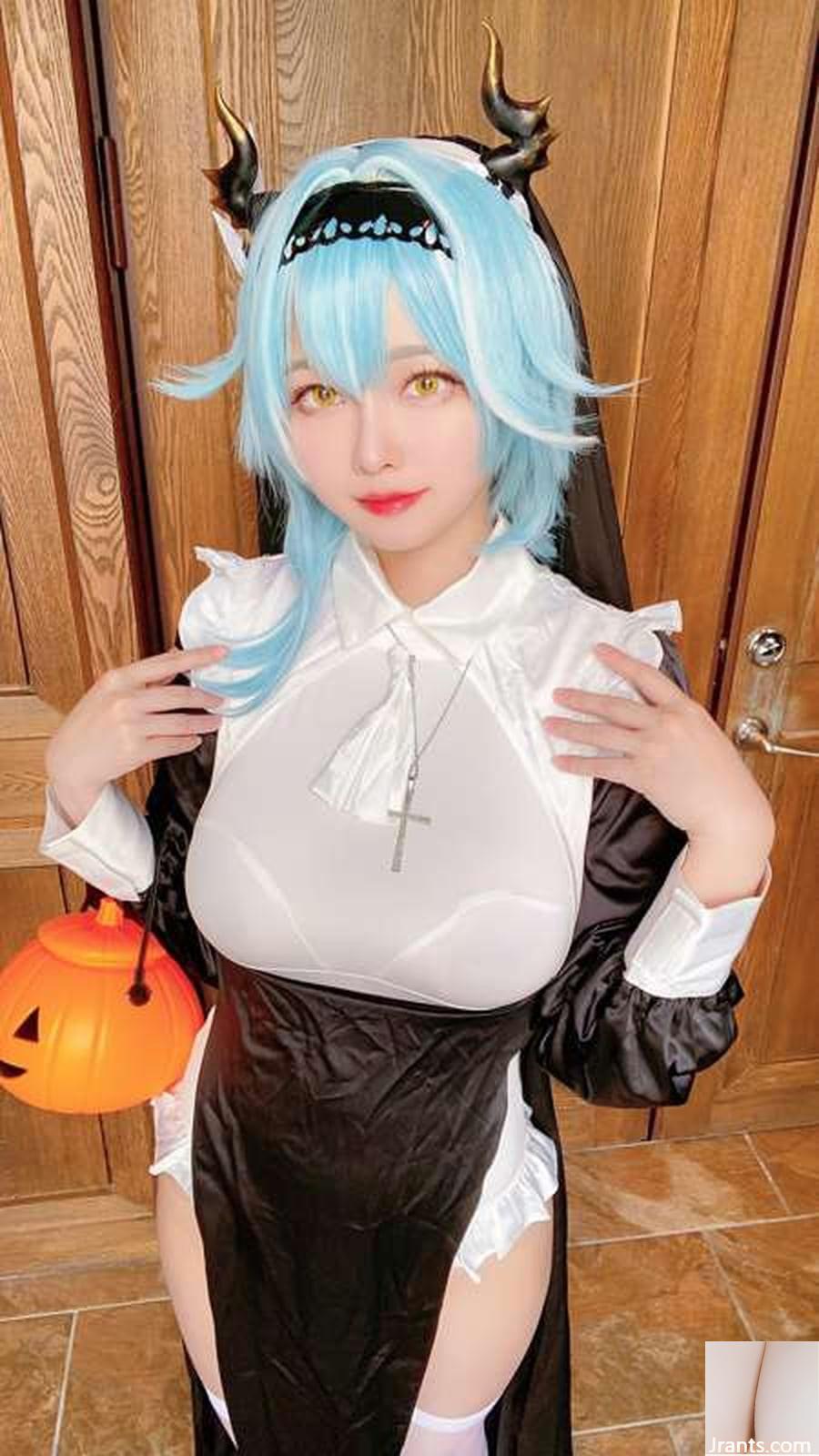(مجموعة عبر الإنترنت) Arty Huang (Arty) cosplay أخت Eula &#8211; Genshin Impact (82p)