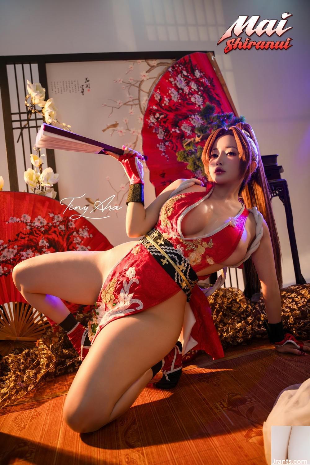 (Koleksi Jaringan) Asa Tiny アサ (Tiny.ASABABY) cosplay Mai Shiranui &#8211; Fatal Fury (81p)