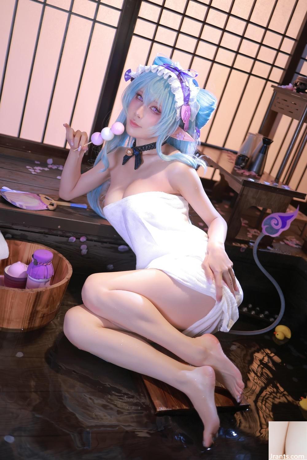 (Internetkollektion) Shui Miao Aqua Cosplay Yumemizuki Mizuki &#8211; Genshin Impact (69p)