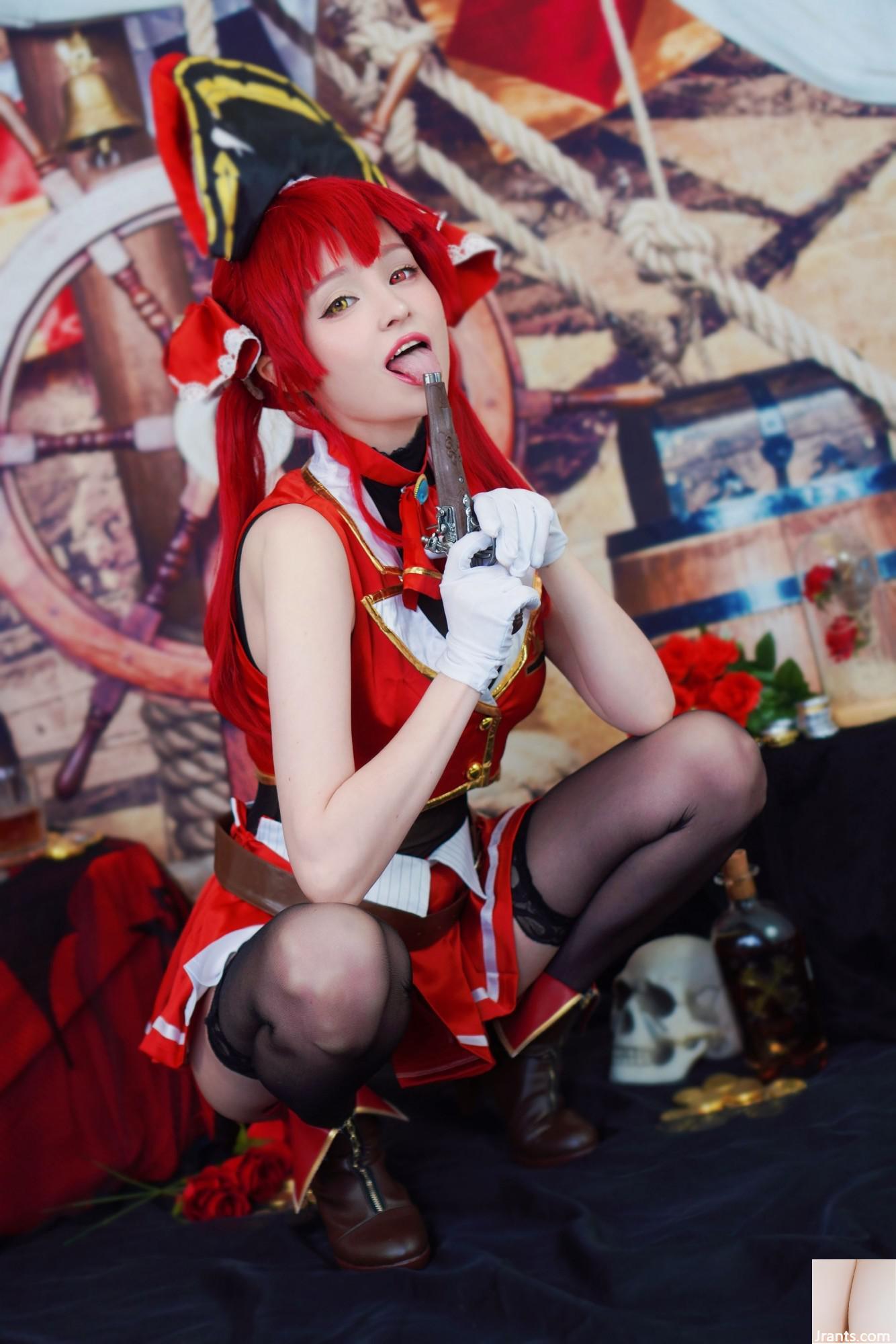 (مجموعة عبر الإنترنت) رفاهية Girl Hidori Rose &#8220;Houshou Marine&#8221; VIP Welfare Picture (36p)