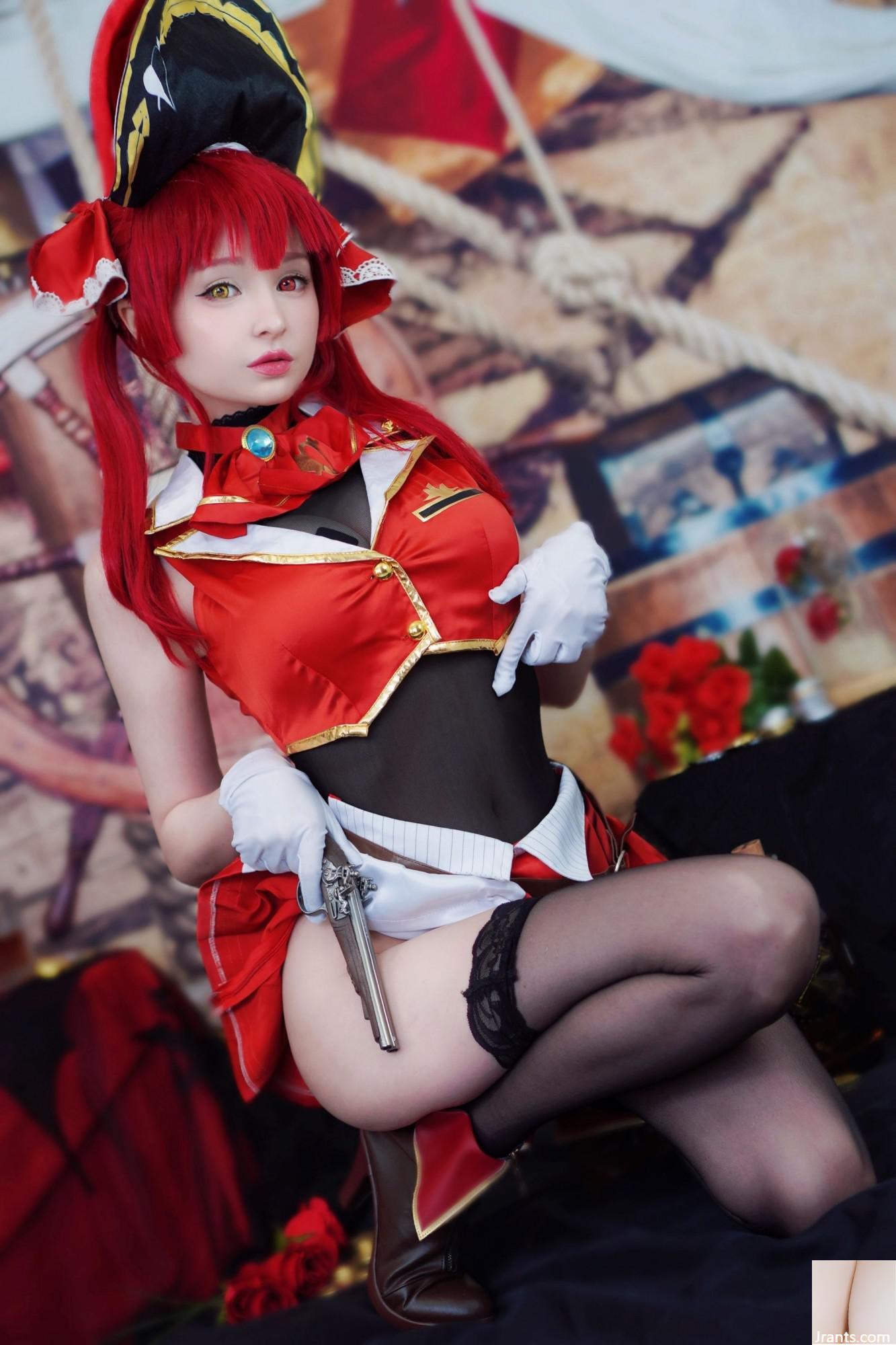 (مجموعة عبر الإنترنت) رفاهية Girl Hidori Rose &#8220;Houshou Marine&#8221; VIP Welfare Picture (36p)
