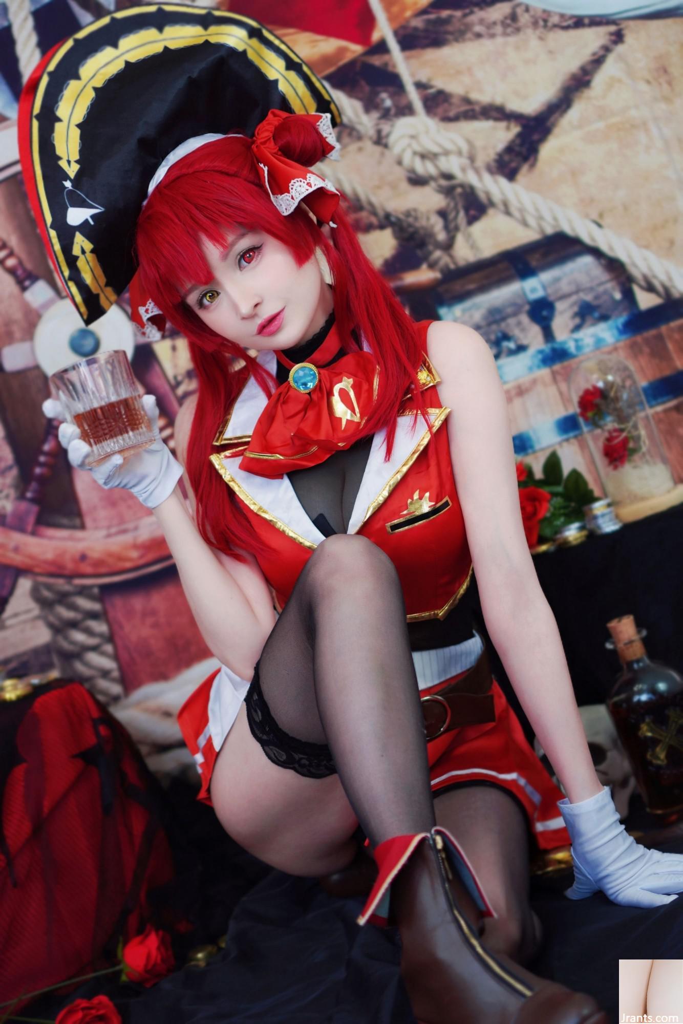 (مجموعة عبر الإنترنت) رفاهية Girl Hidori Rose &#8220;Houshou Marine&#8221; VIP Welfare Picture (36p)