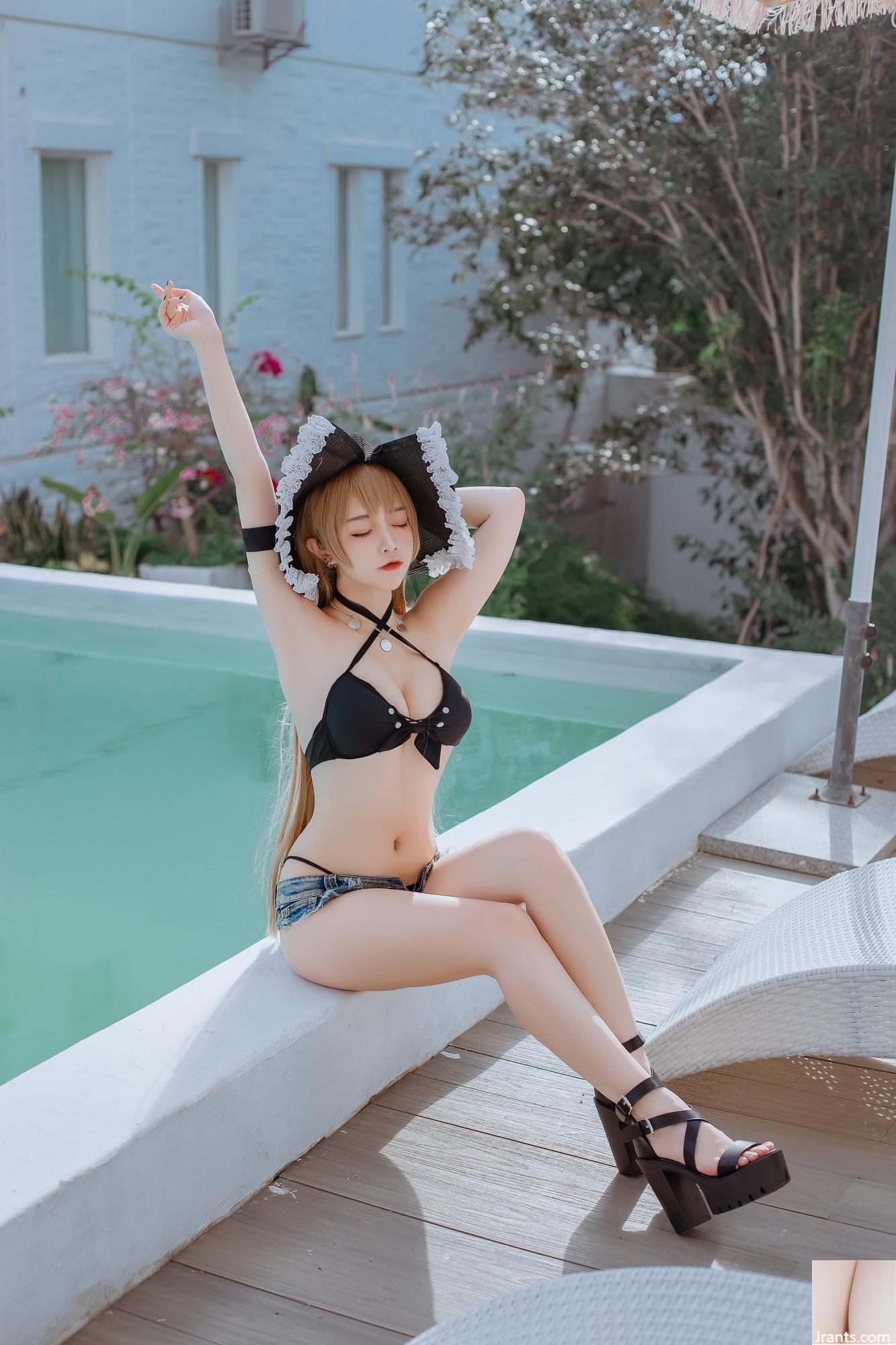No.116 Azur Blue Route Jean Barr Swimsuit (20p)