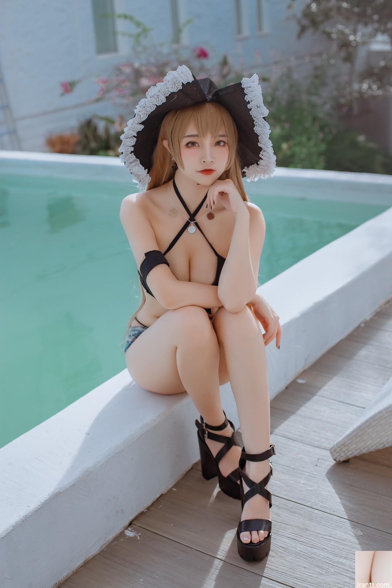 No.116 Azur Blue Route Jean Barr Swimsuit (20p)