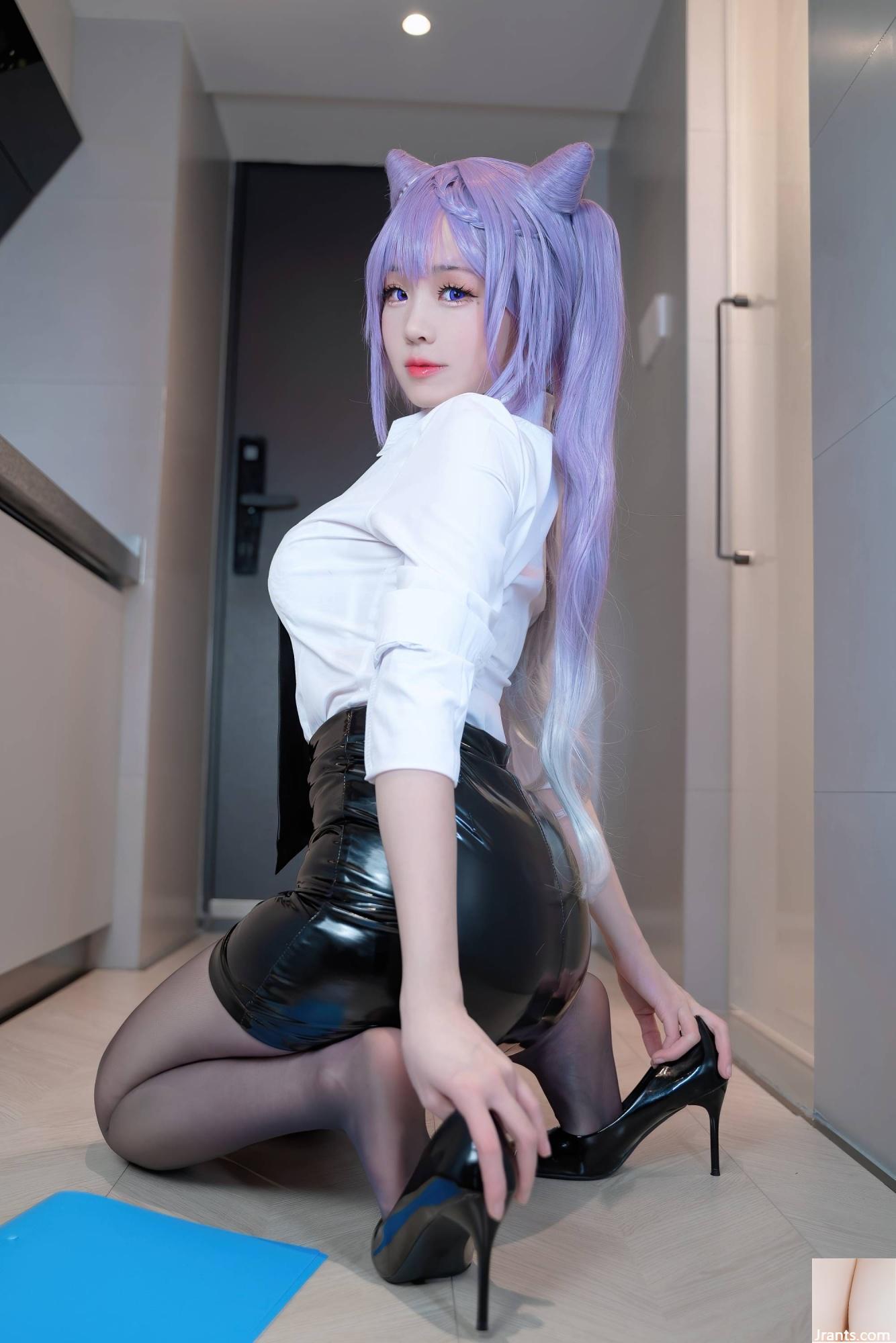 (Collection en ligne) Girl de bien-être Miko Jiang « Keqing ol » VIP Exclusive (37p)